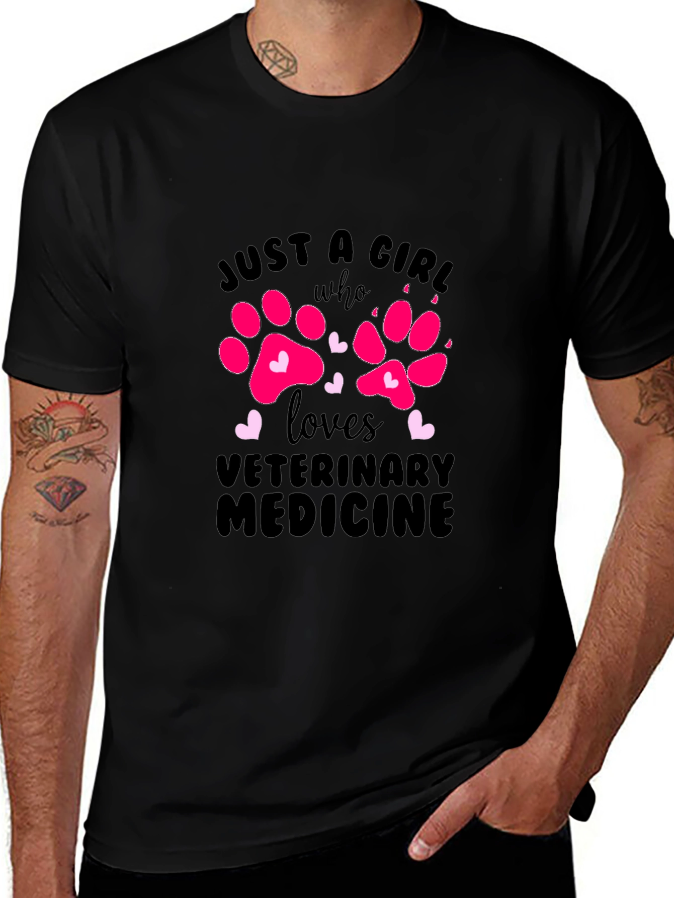 Just a Girl Who Loves Veterinary Medicine T-Shirt