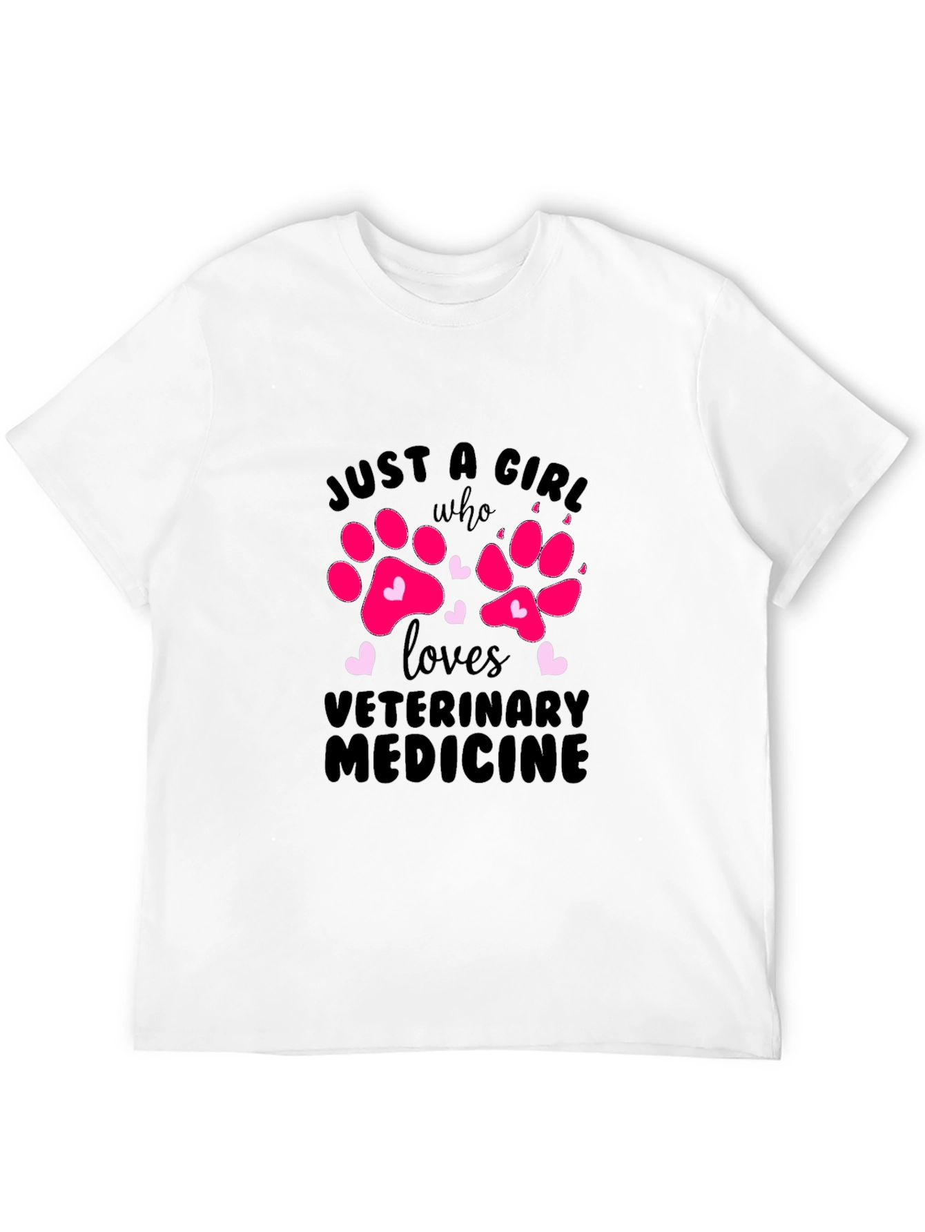 Just a Girl Who Loves Veterinary Medicine T-Shirt