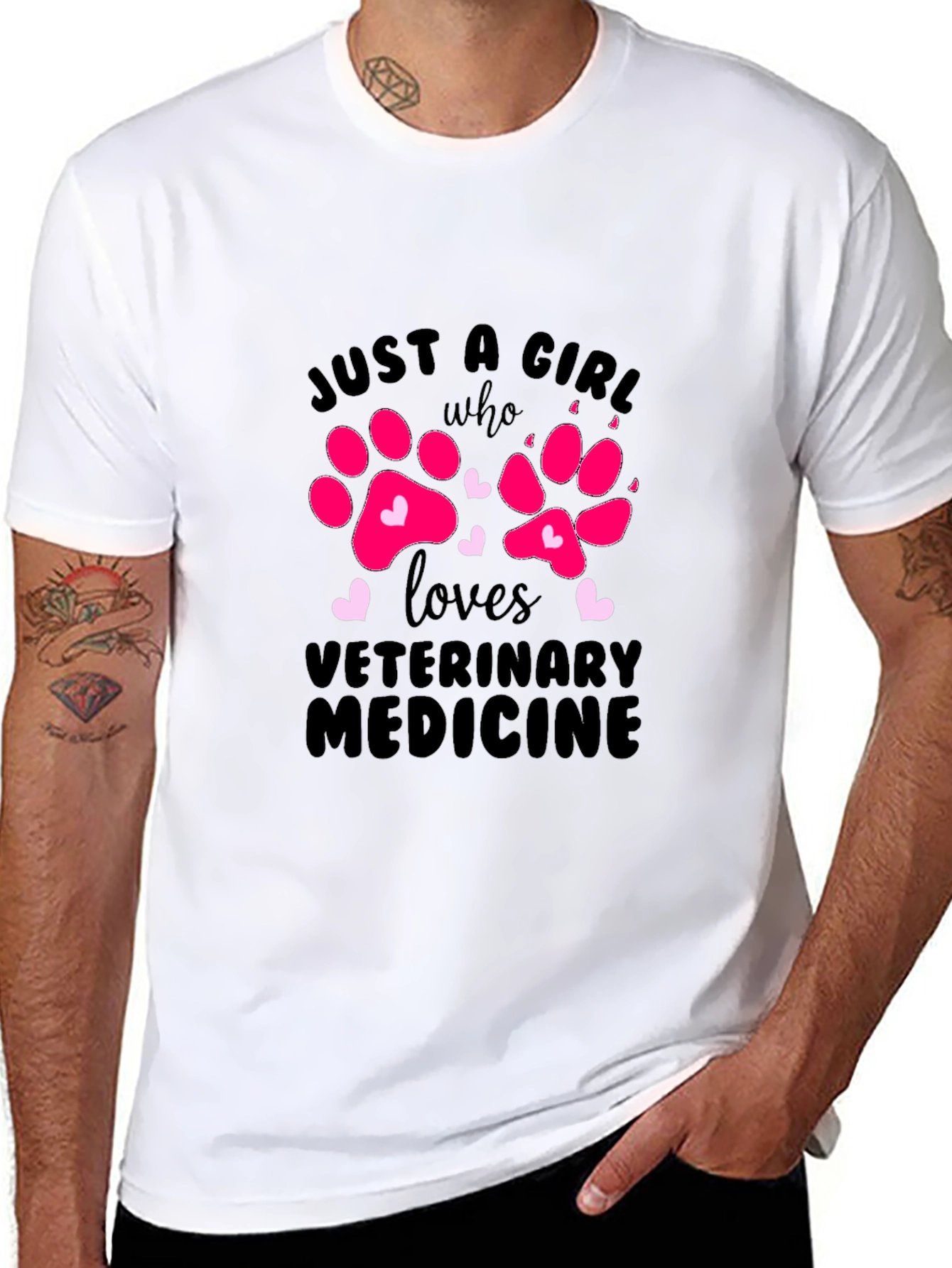 Just a Girl Who Loves Veterinary Medicine T-Shirt