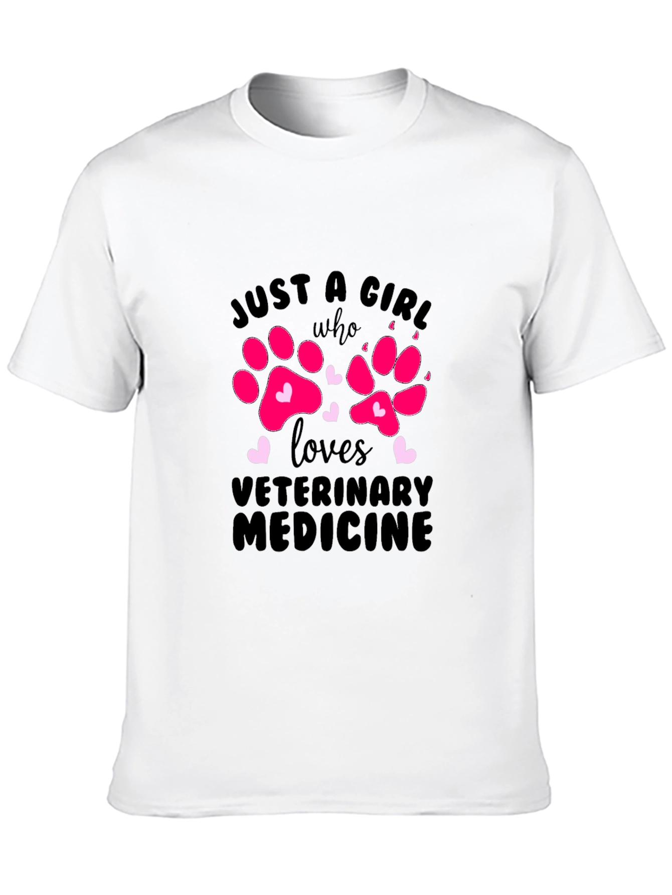 Just a Girl Who Loves Veterinary Medicine T-Shirt