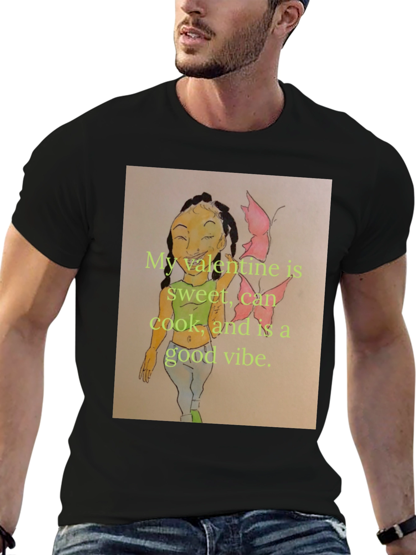 Sweet Valentine T-Shirt - Good Vibes