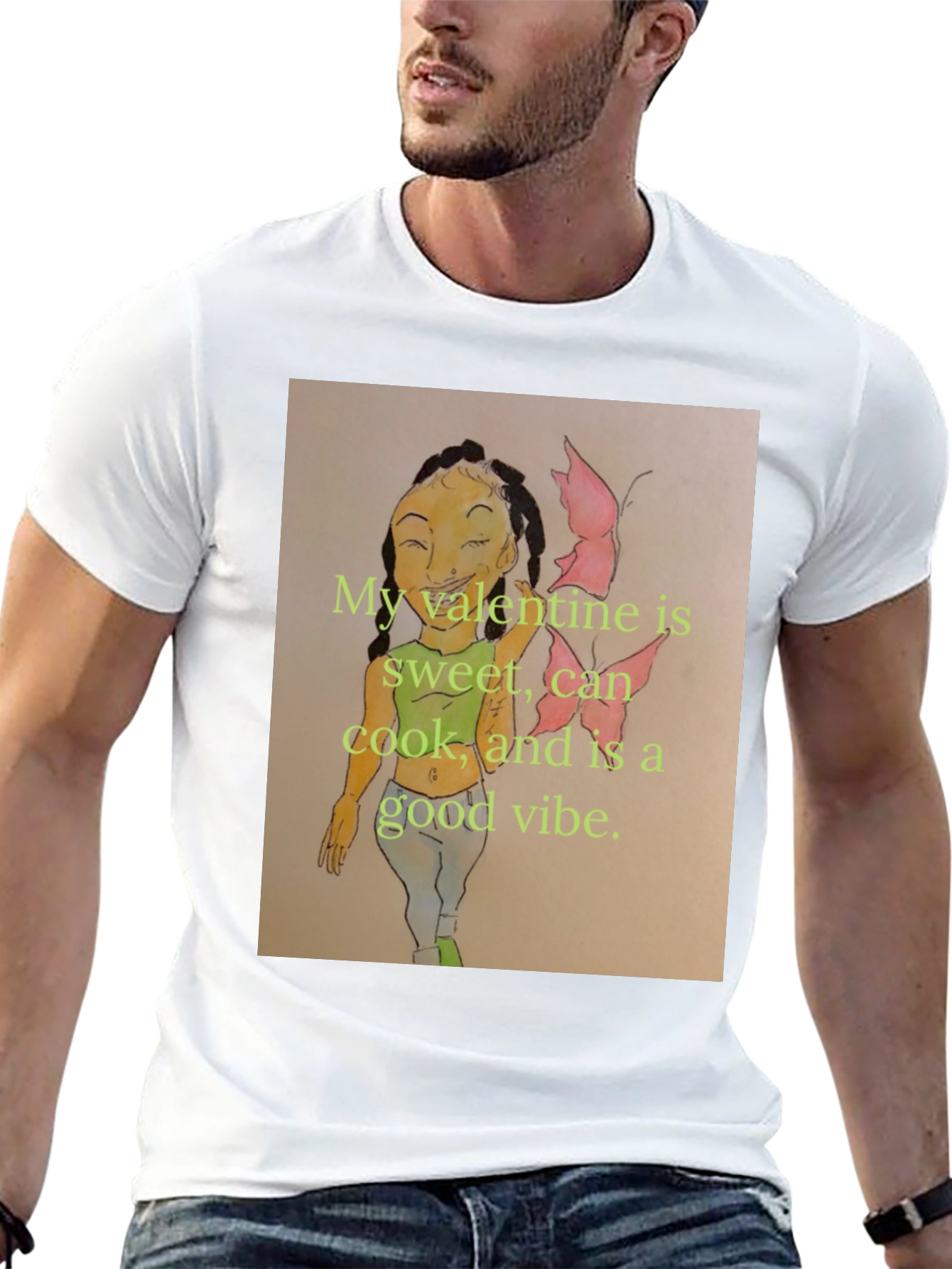 Sweet Valentine T-Shirt - Good Vibes