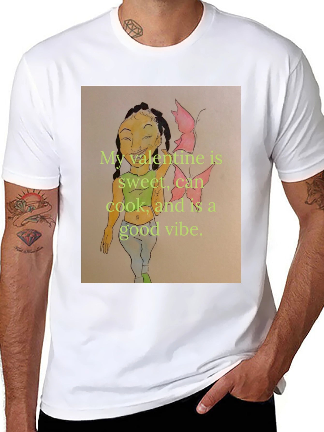 Sweet Valentine T-Shirt - Good Vibes