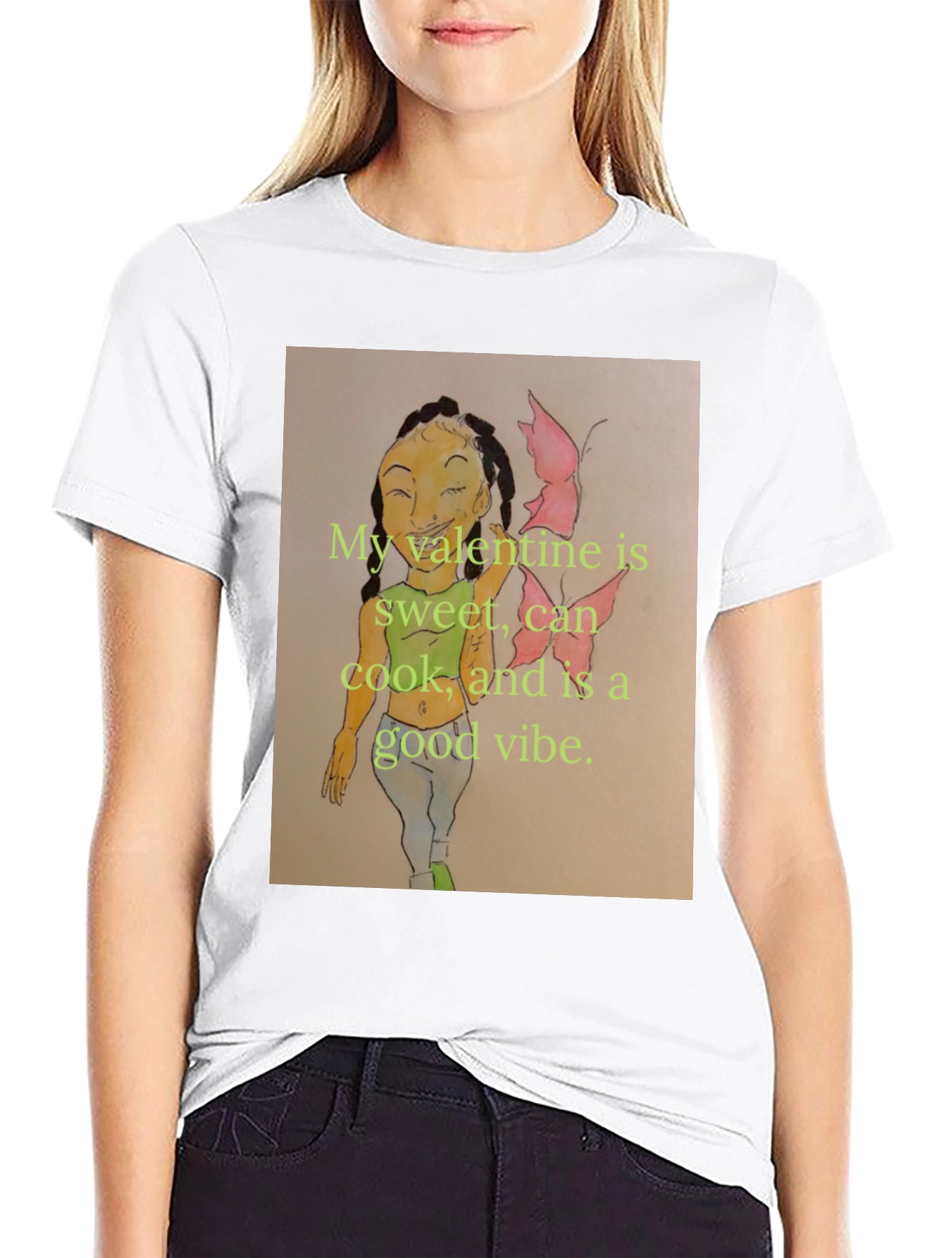 Sweet Valentine T-Shirt - Good Vibes