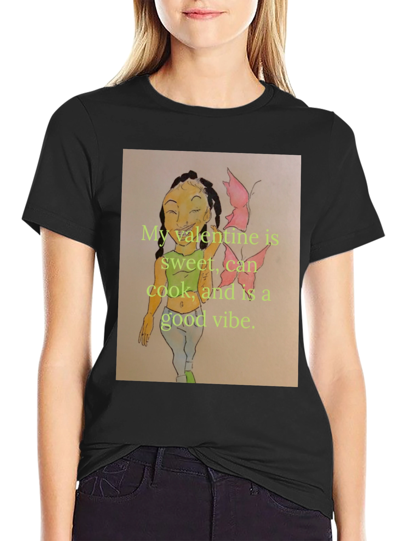 Sweet Valentine T-Shirt - Good Vibes