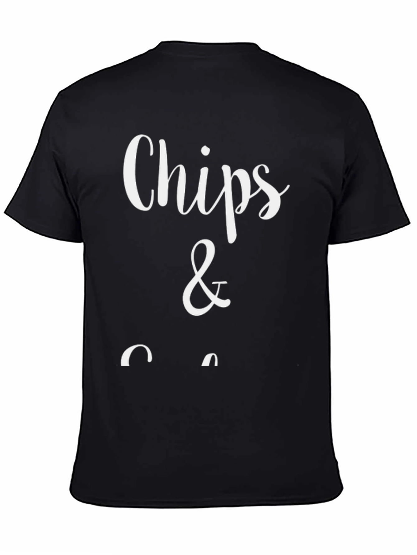 Chips and Gravy Black T-Shirt