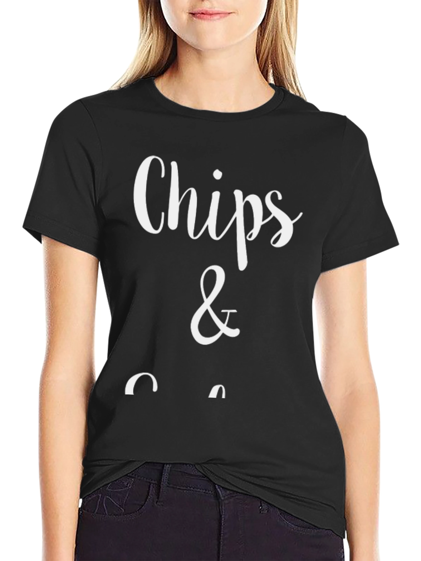 Chips and Gravy Black T-Shirt