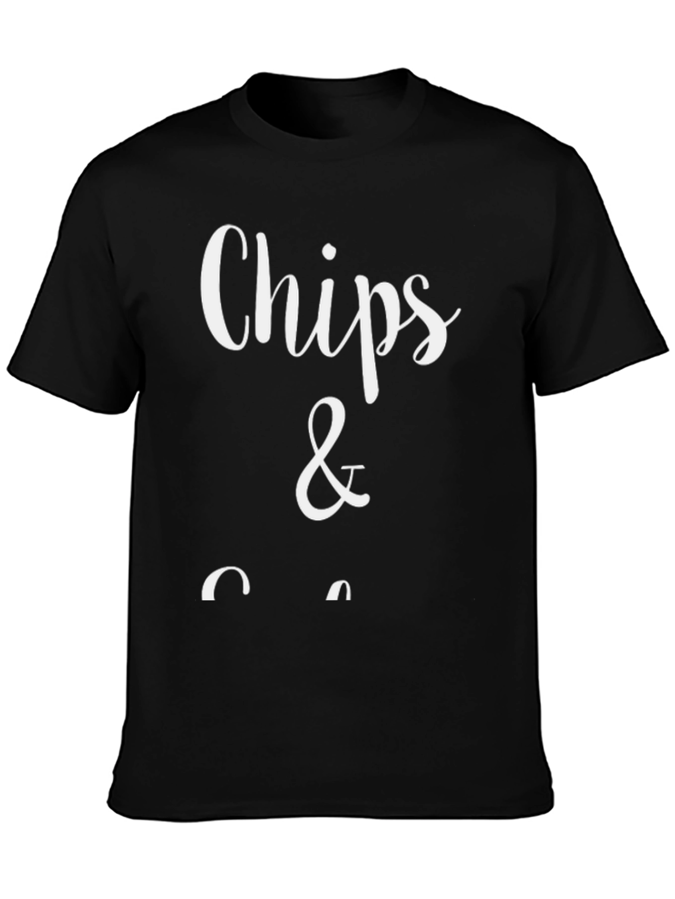 Chips and Gravy Black T-Shirt