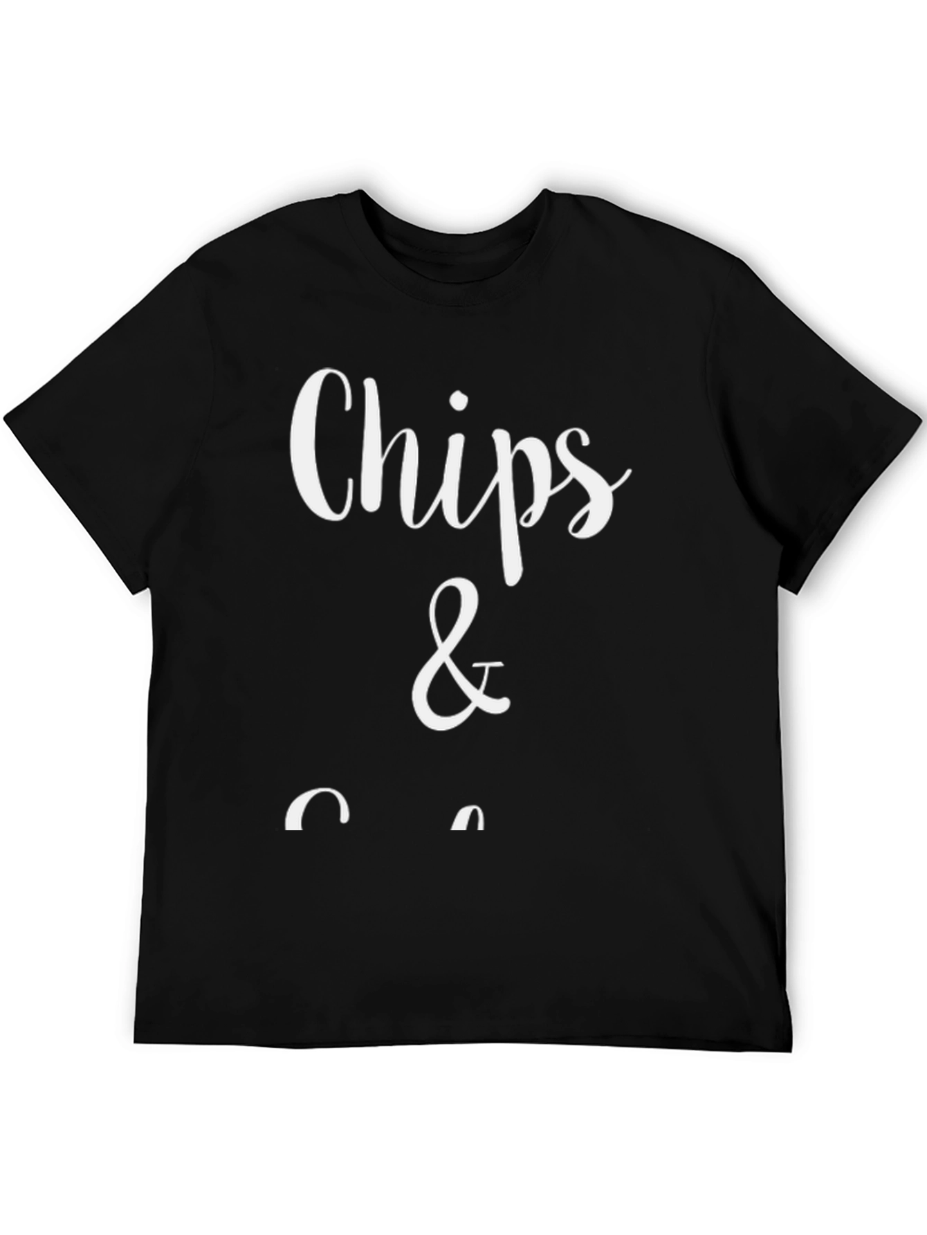 Chips and Gravy Black T-Shirt