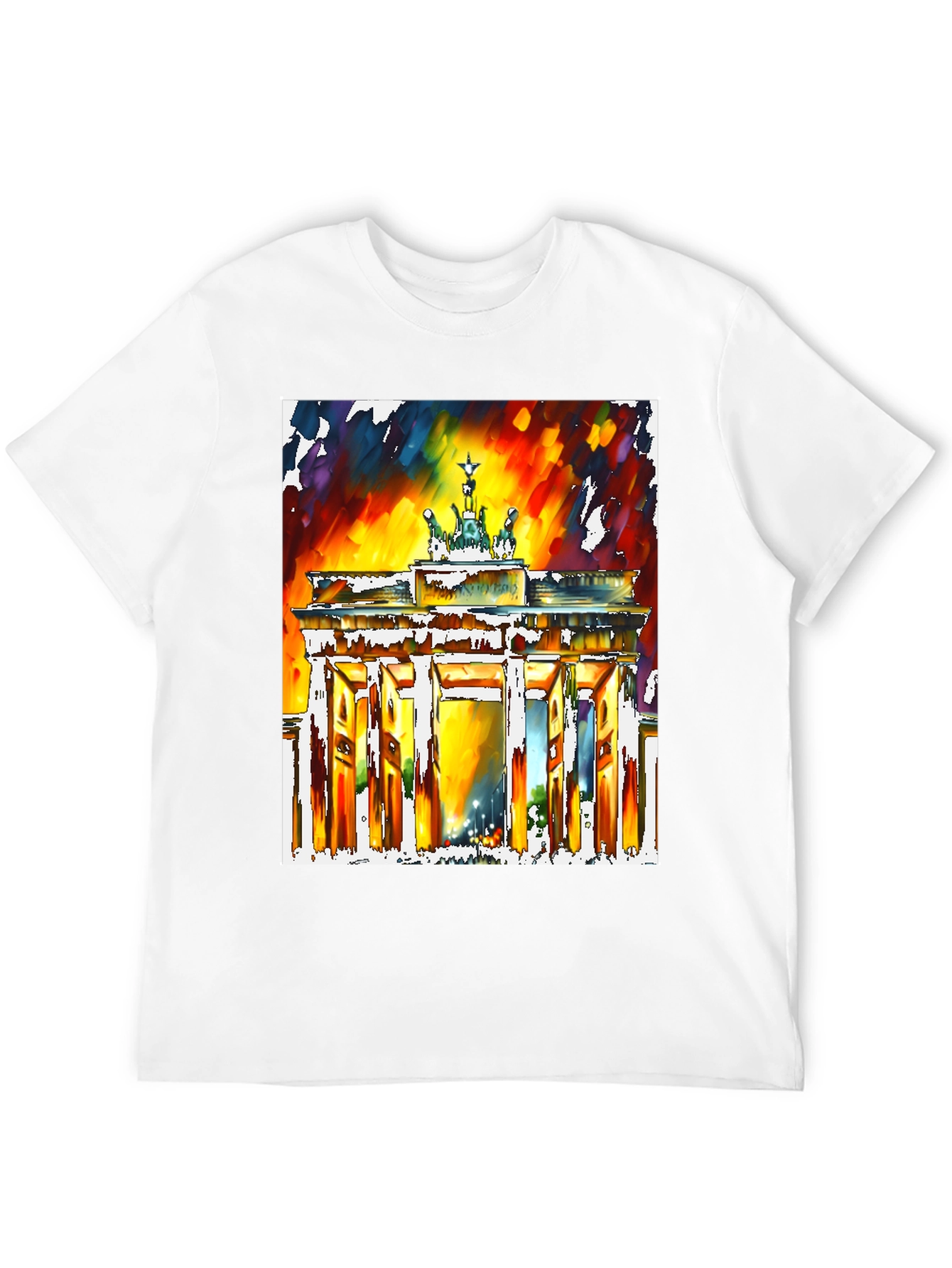 Berlin Brandenburg Gate Art Graphic T-Shirt