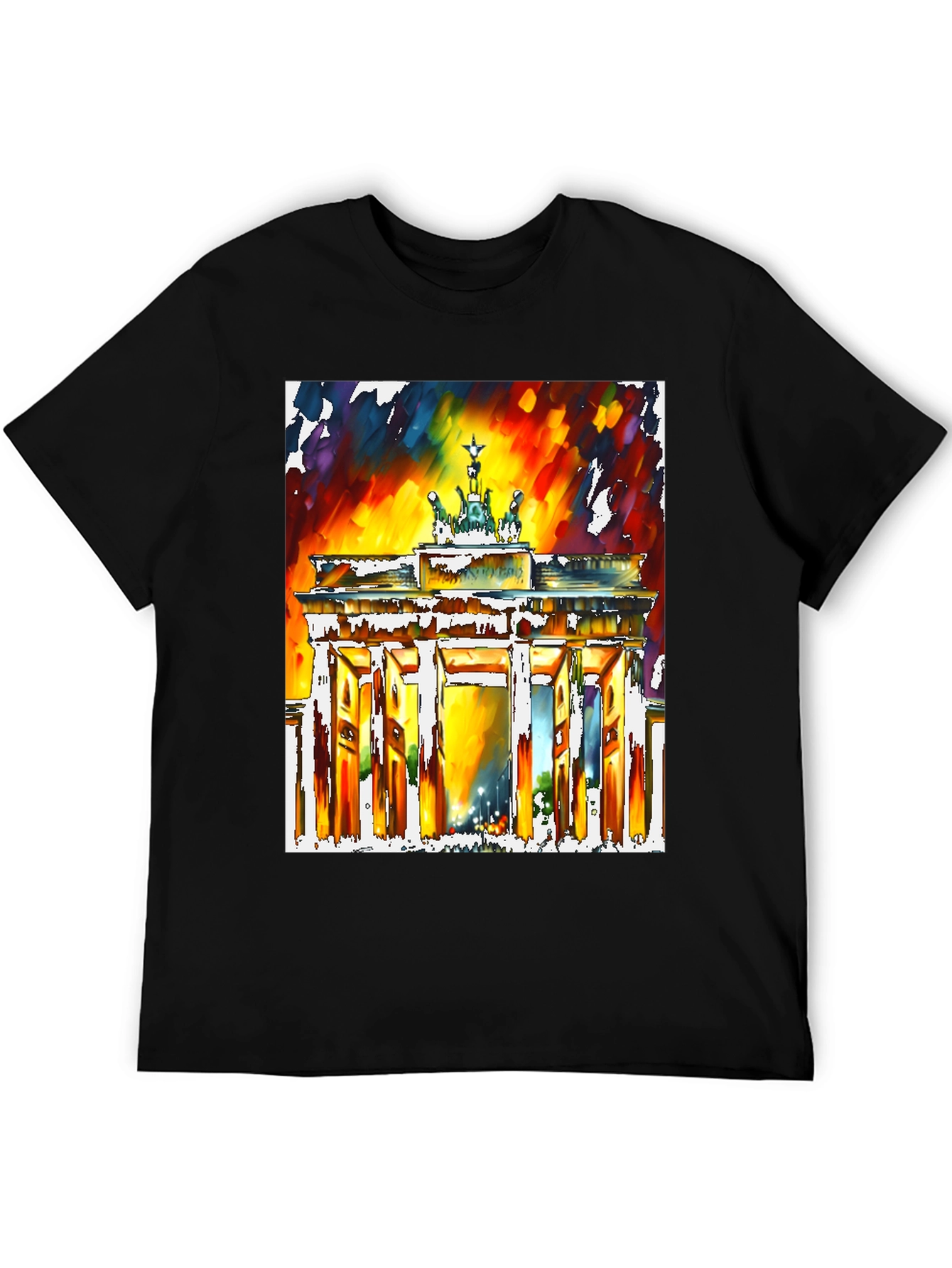 Berlin Brandenburg Gate Art Graphic T-Shirt