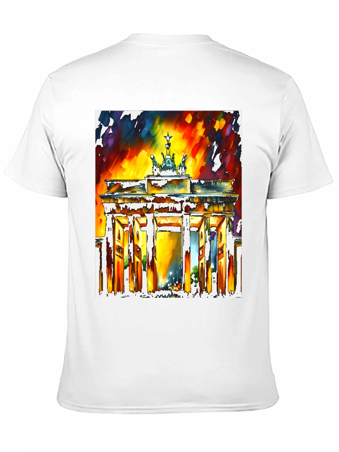 Berlin Brandenburg Gate Art Graphic T-Shirt