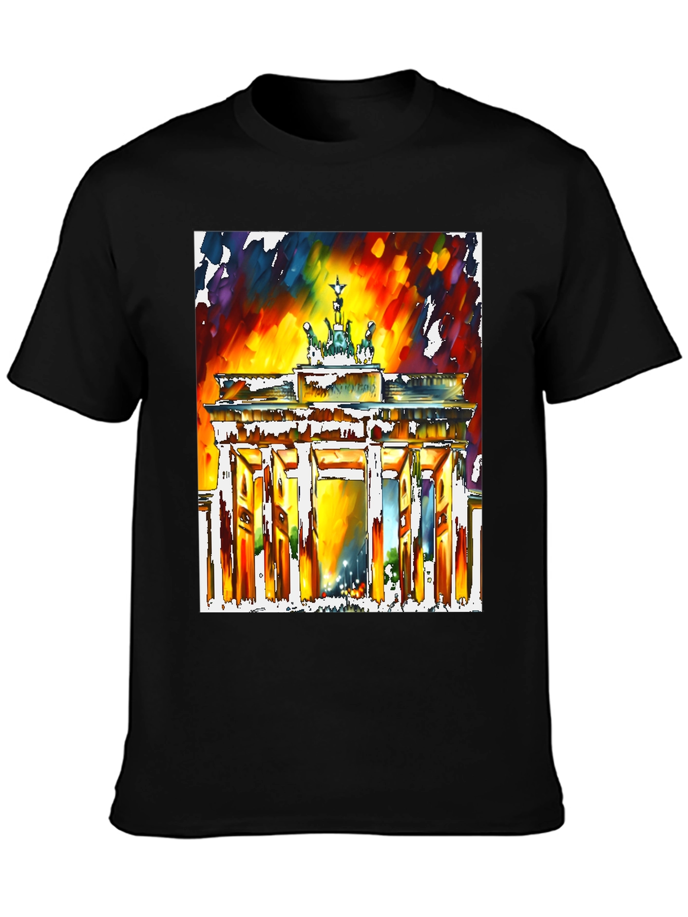 Berlin Brandenburg Gate Art Graphic T-Shirt