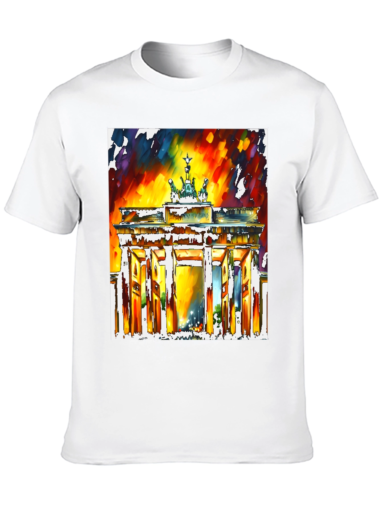 Berlin Brandenburg Gate Art Graphic T-Shirt