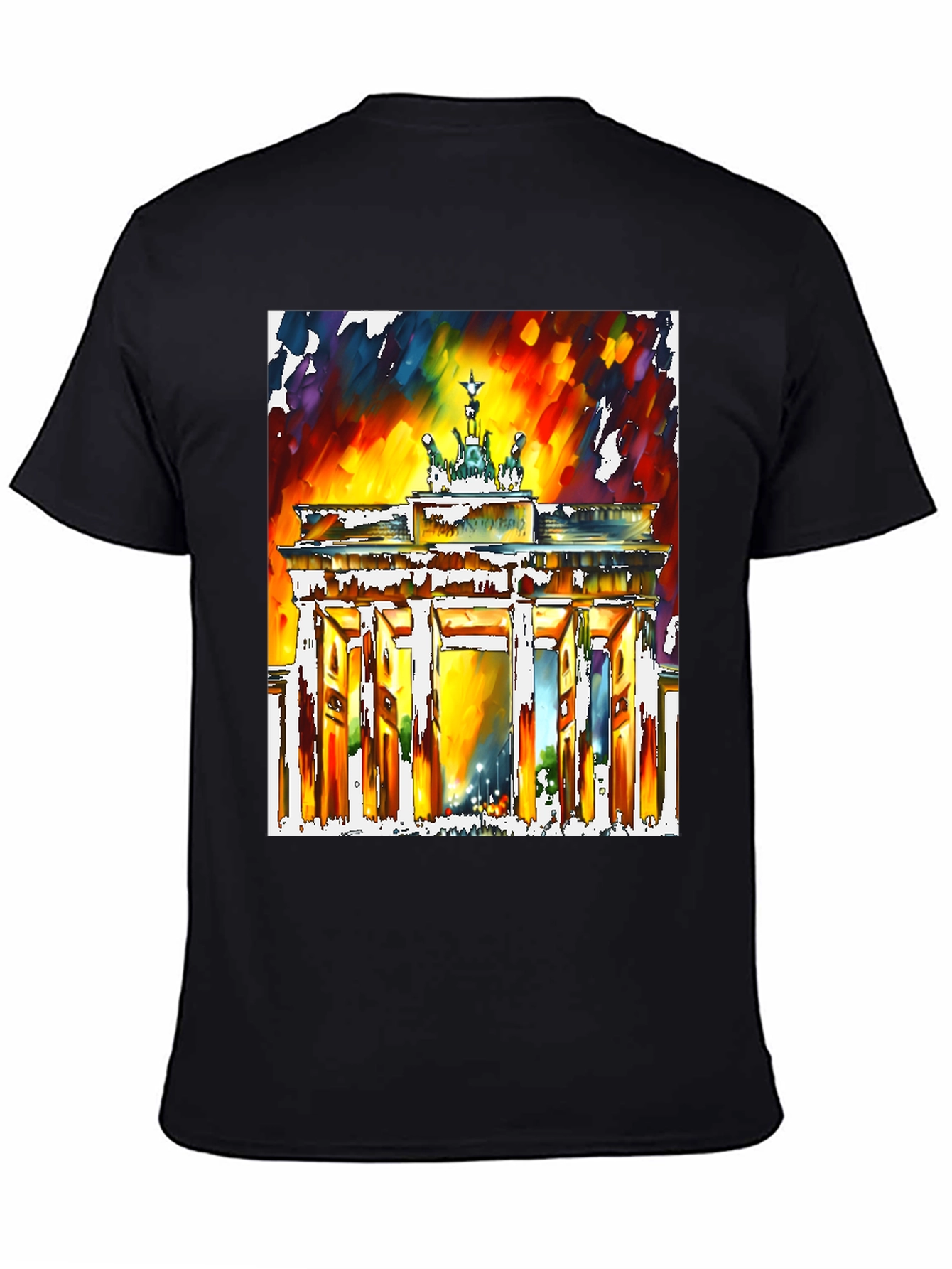 Berlin Brandenburg Gate Art Graphic T-Shirt