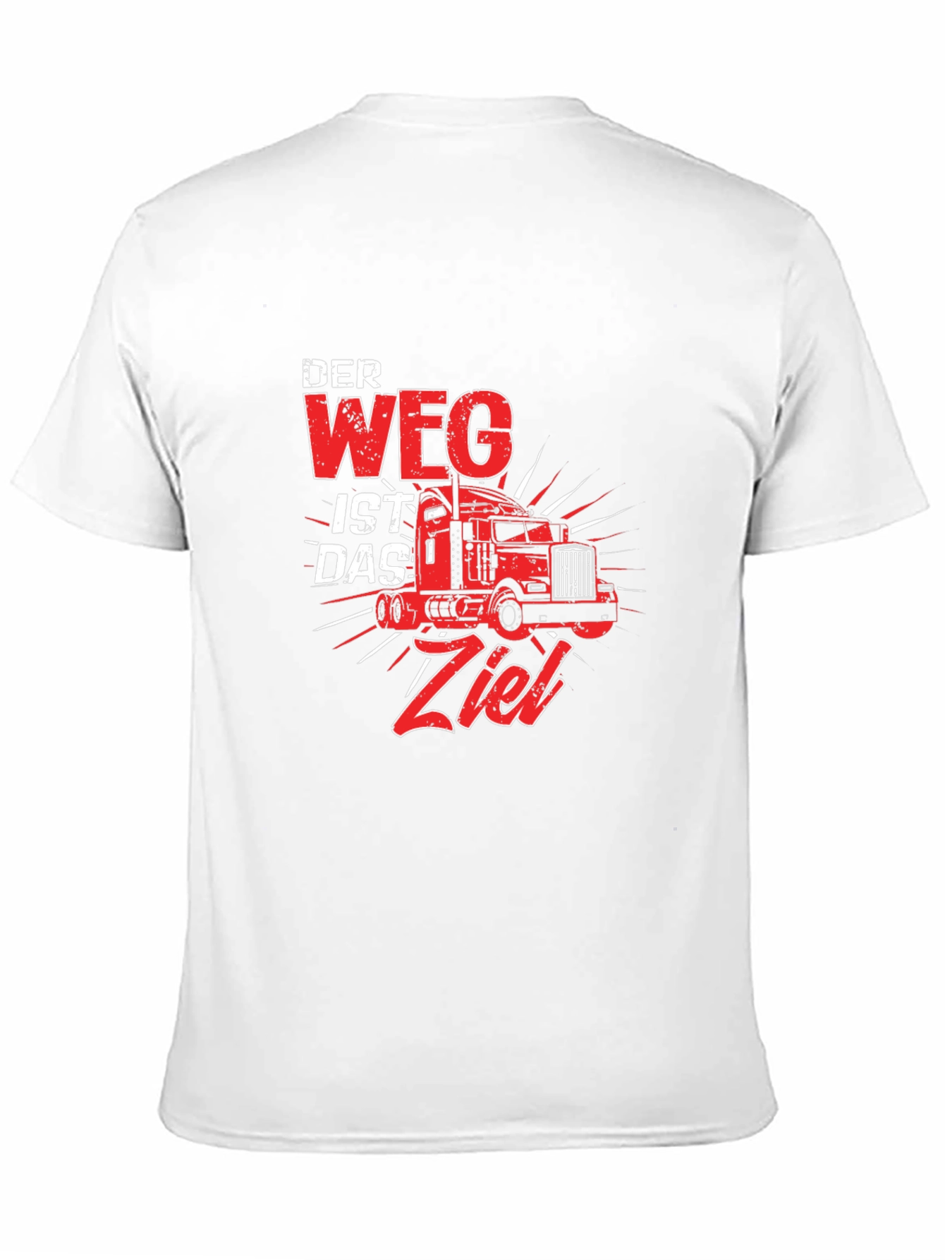 Trucker T-Shirt: The Journey is the Destination
