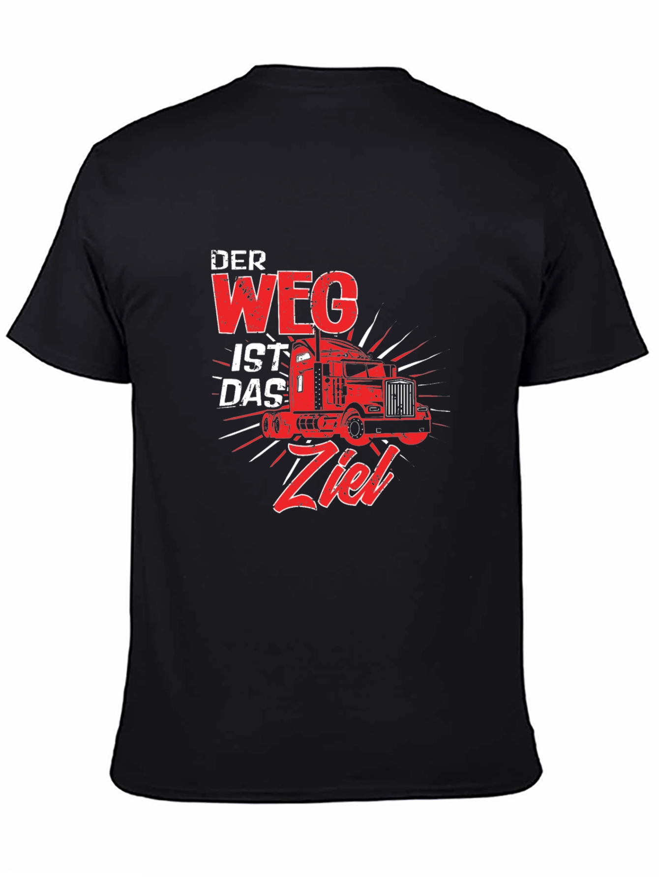 Trucker T-Shirt: The Journey is the Destination