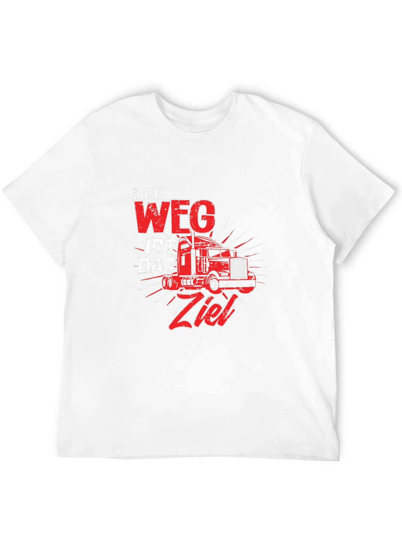 Trucker T-Shirt: The Journey is the Destination
