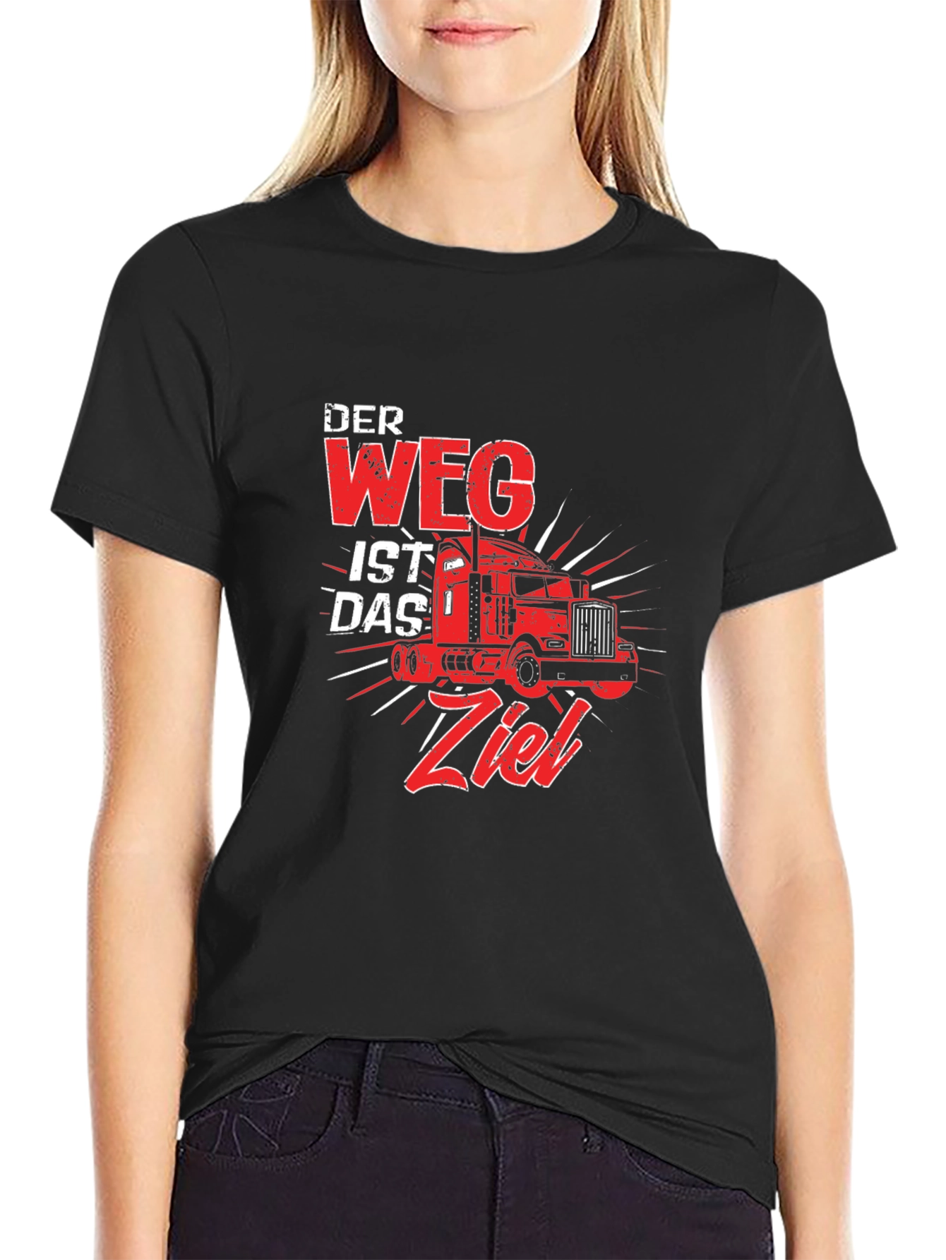 Trucker T-Shirt: The Journey is the Destination