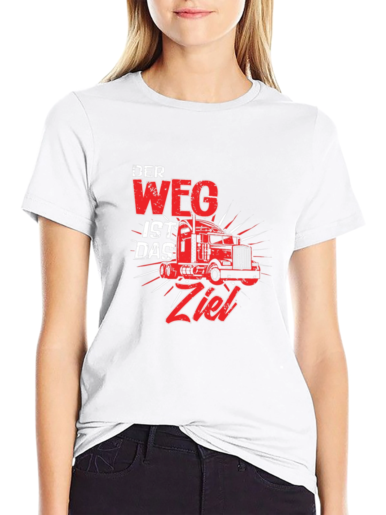 Trucker T-Shirt: The Journey is the Destination