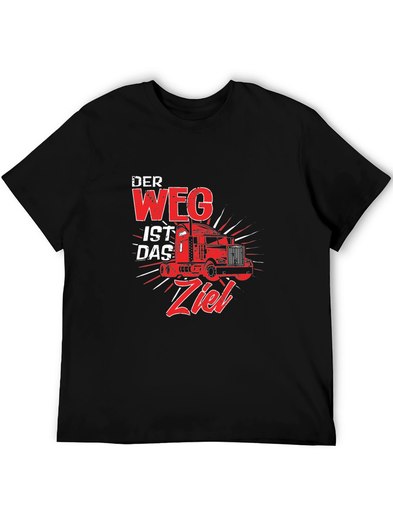Trucker T-Shirt: The Journey is the Destination