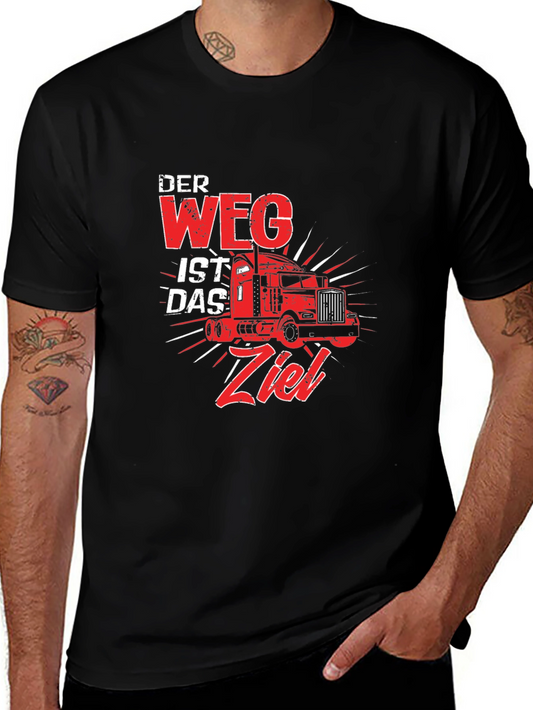 Trucker T-Shirt: The Journey is the Destination