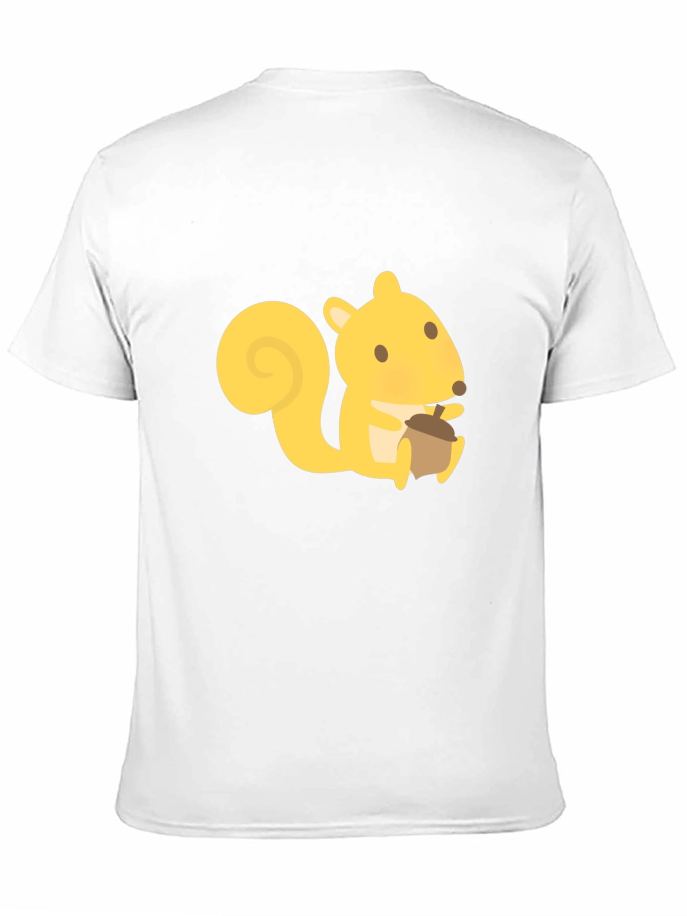 Squirrel Graphic Tee - Black Crew Neck T-Shirt