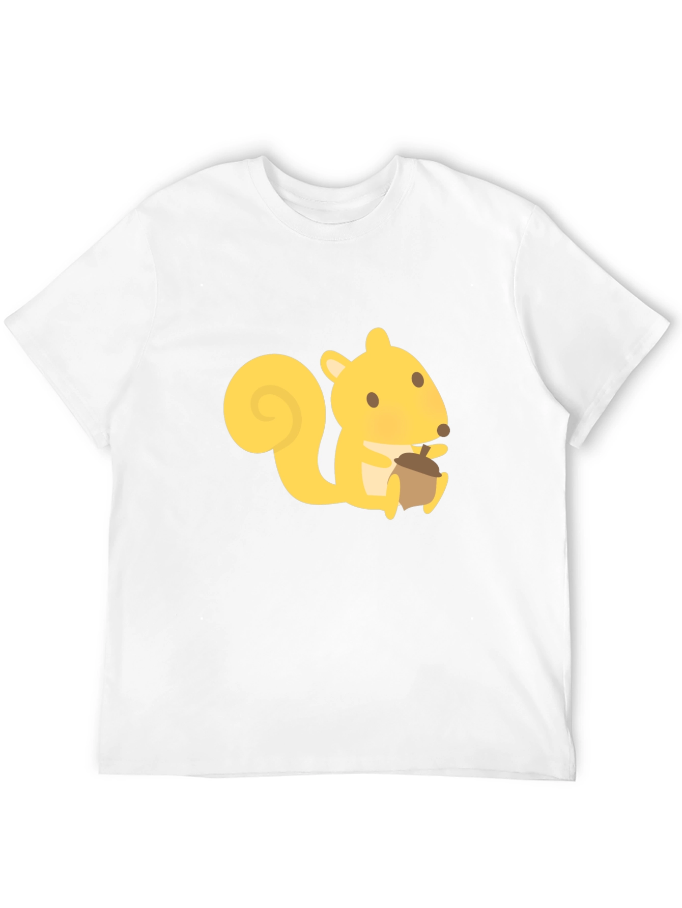 Squirrel Graphic Tee - Black Crew Neck T-Shirt