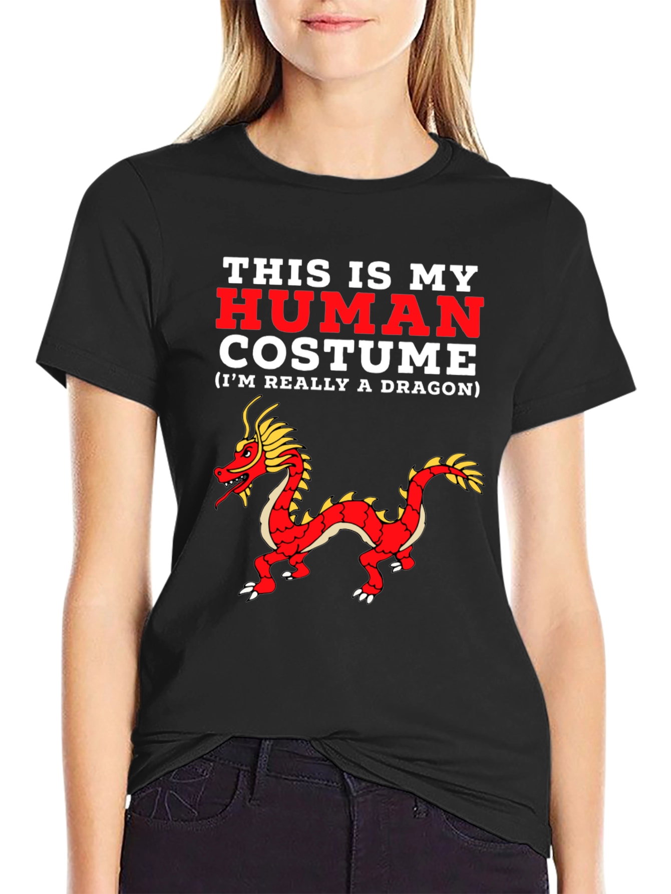 Human Costume Dragon T-Shirt