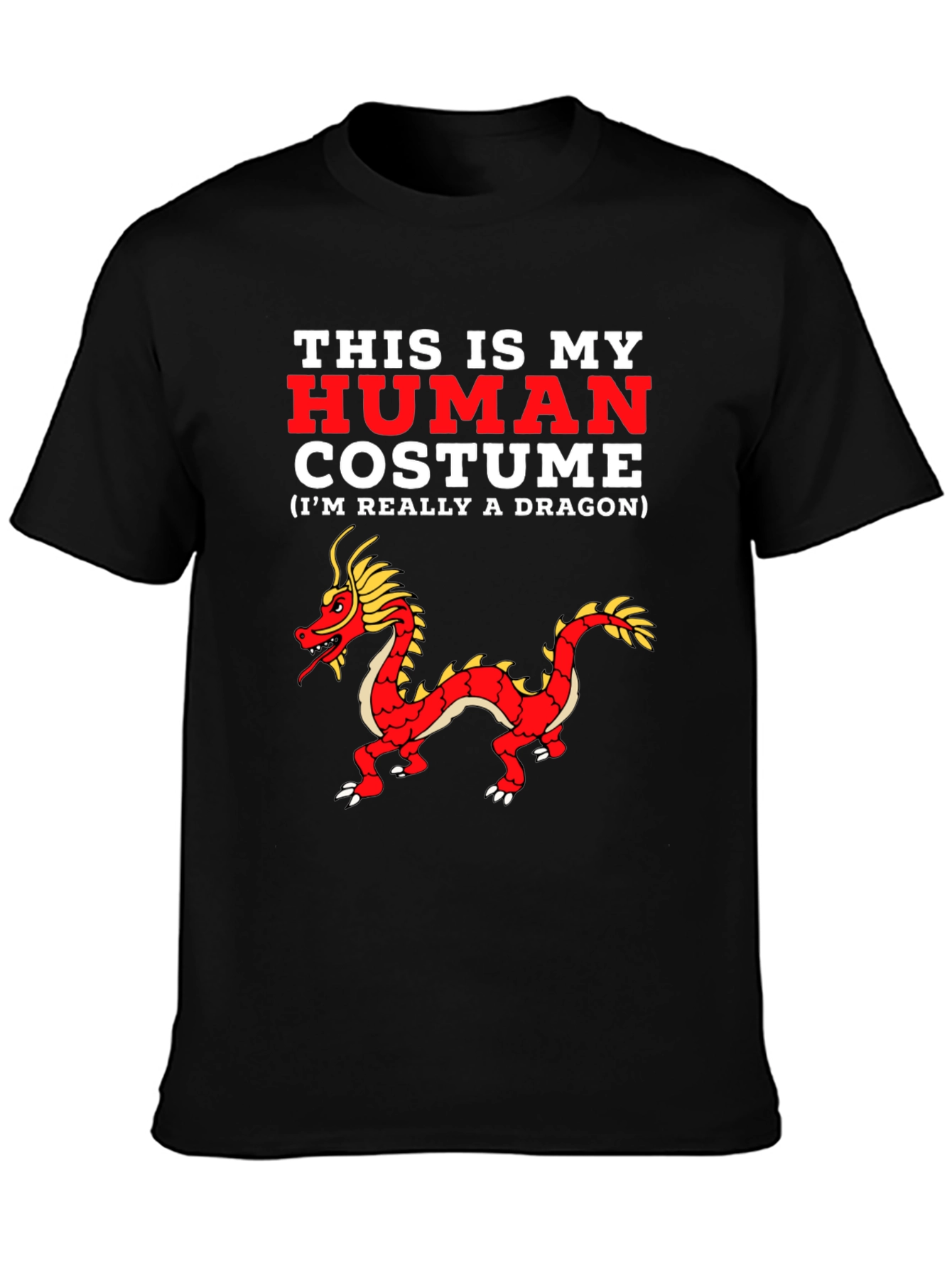 Human Costume Dragon T-Shirt