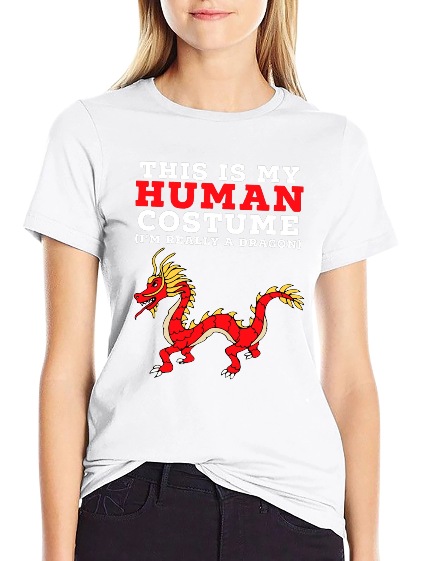Human Costume Dragon T-Shirt