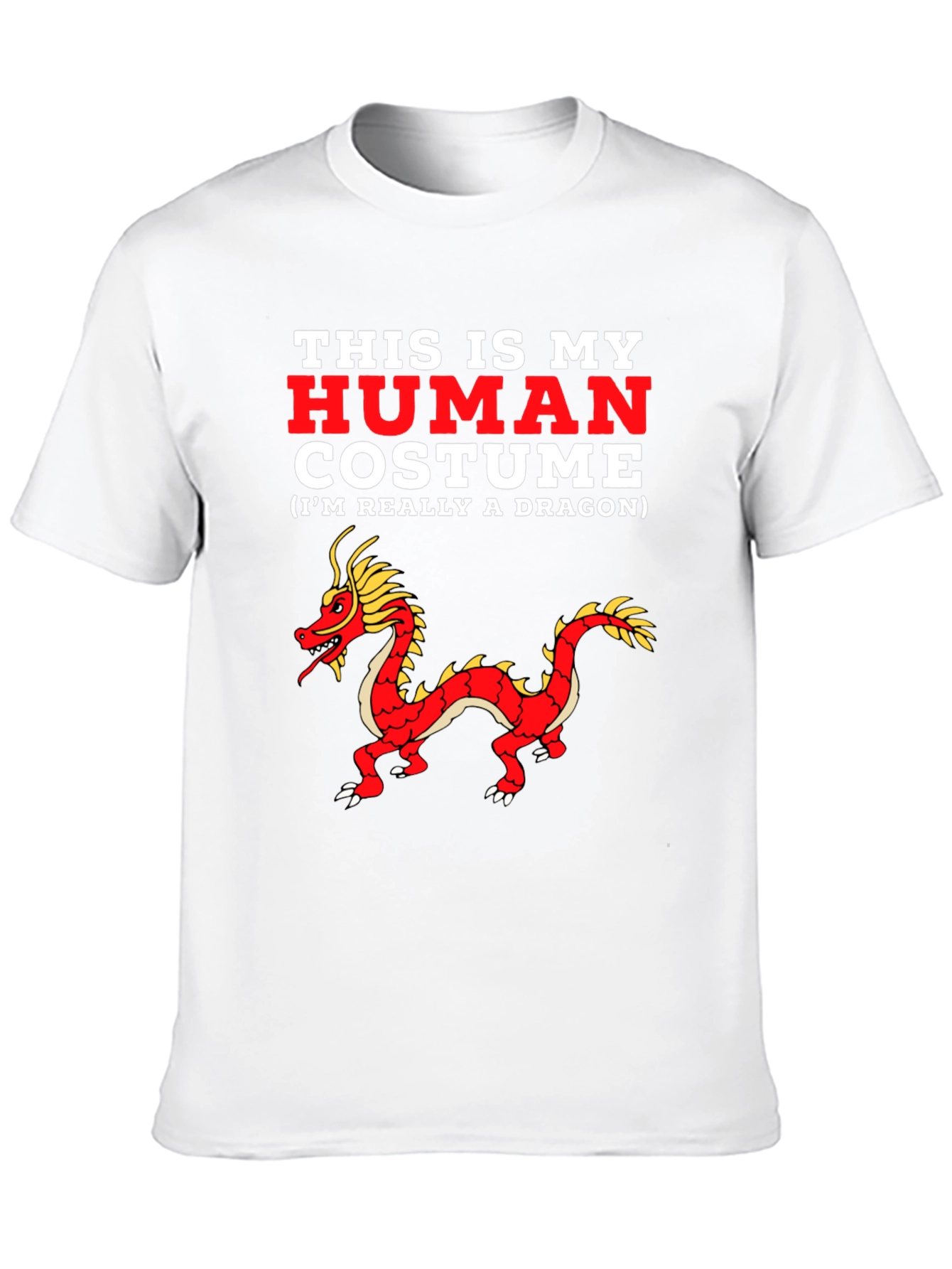 Human Costume Dragon T-Shirt