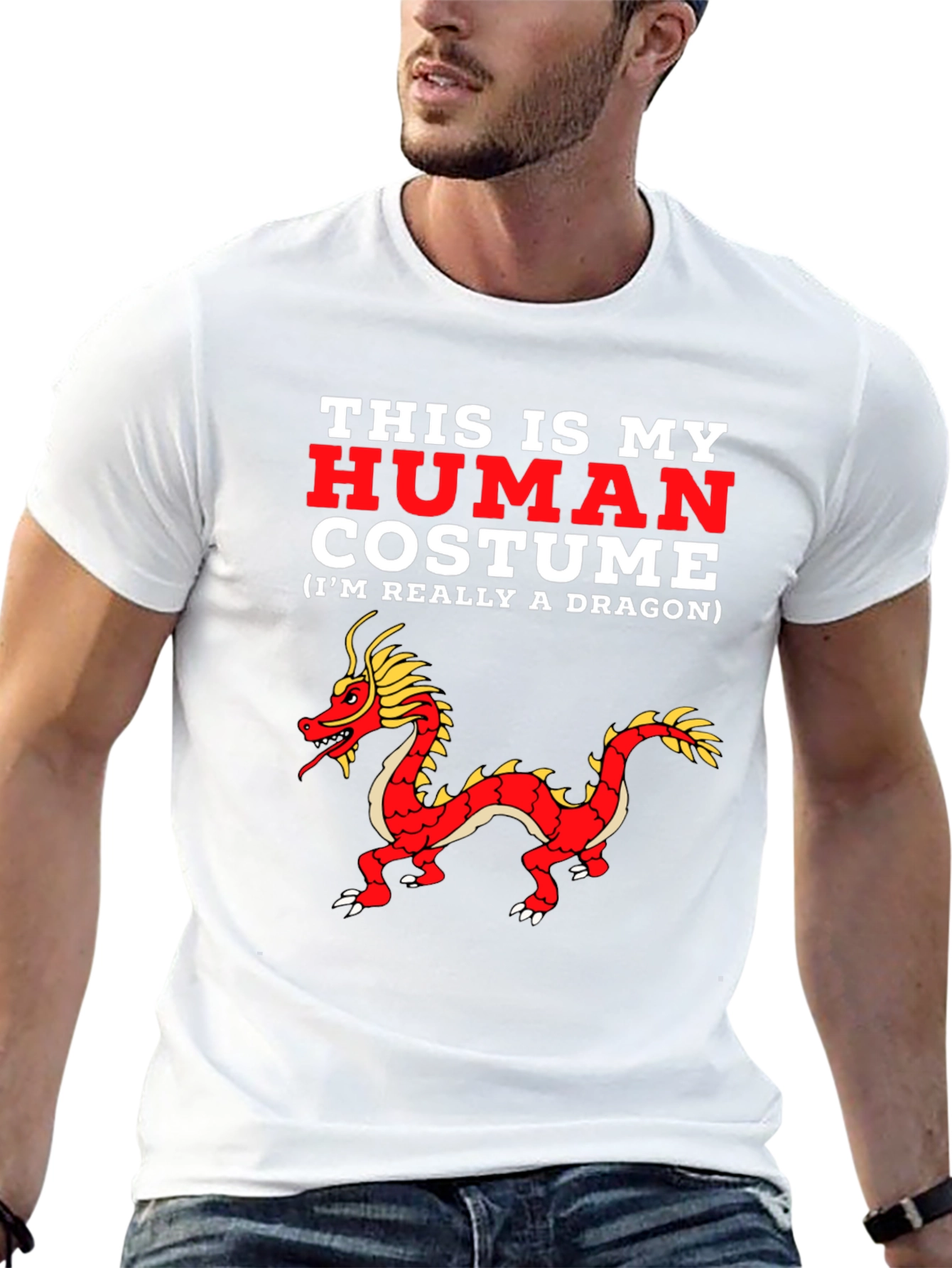 Human Costume Dragon T-Shirt