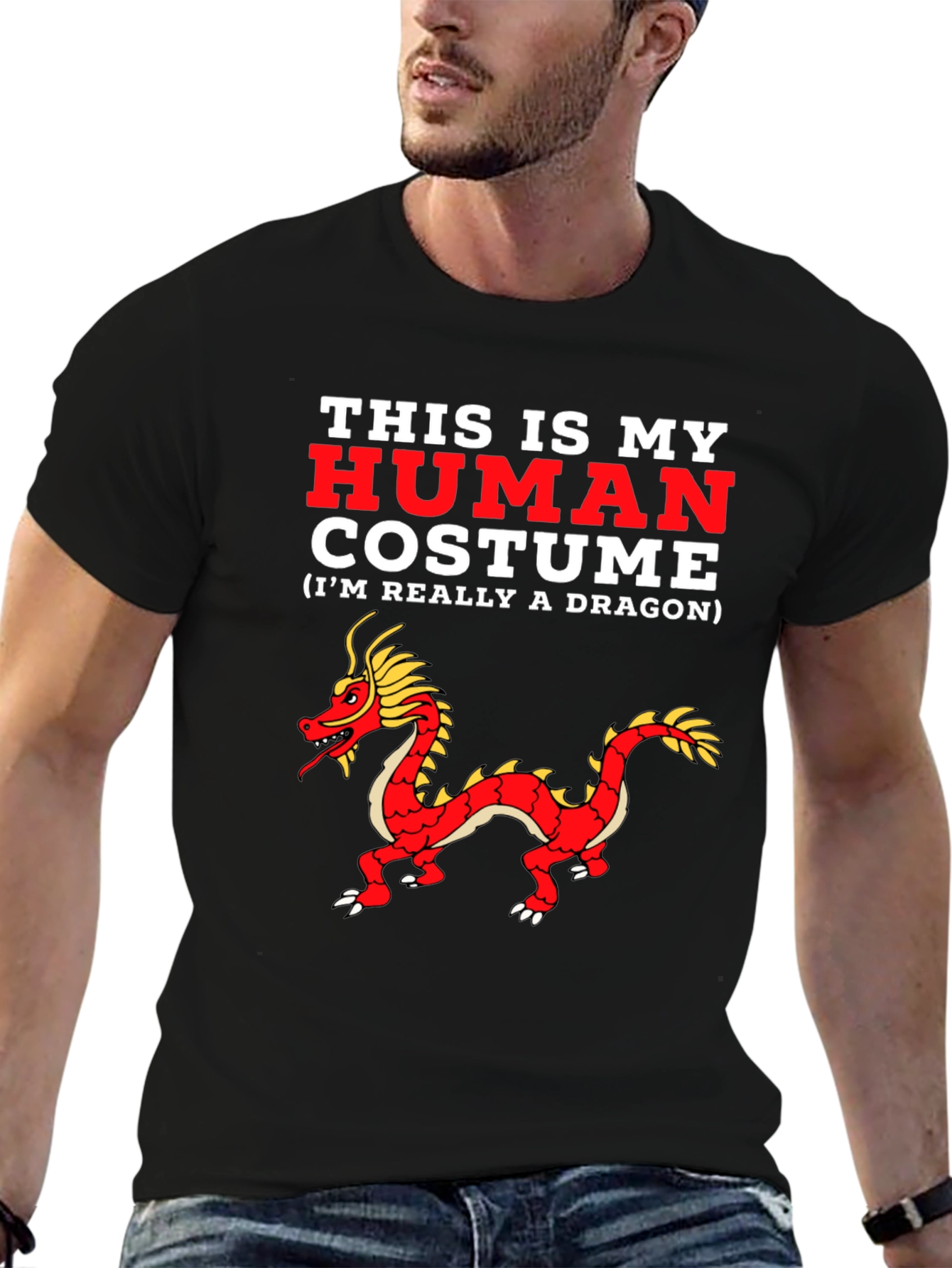 Human Costume Dragon T-Shirt