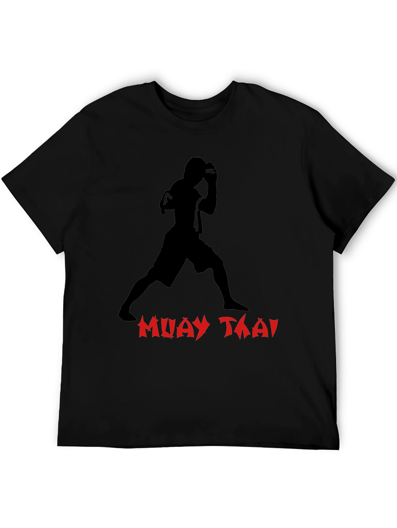 Muay Thai Graphic T-Shirt - Black Martial Arts Tee