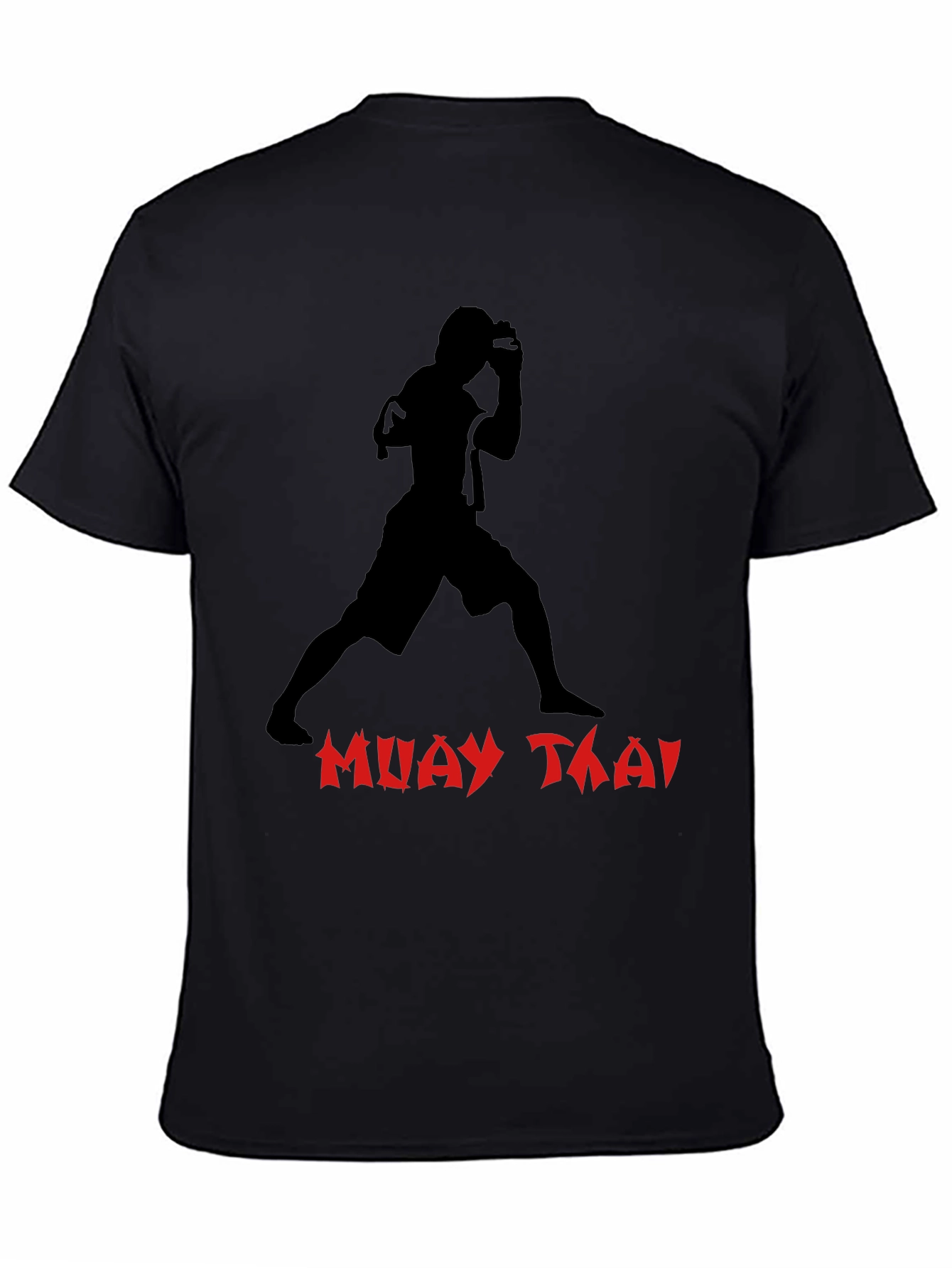 Muay Thai Graphic T-Shirt - Black Martial Arts Tee