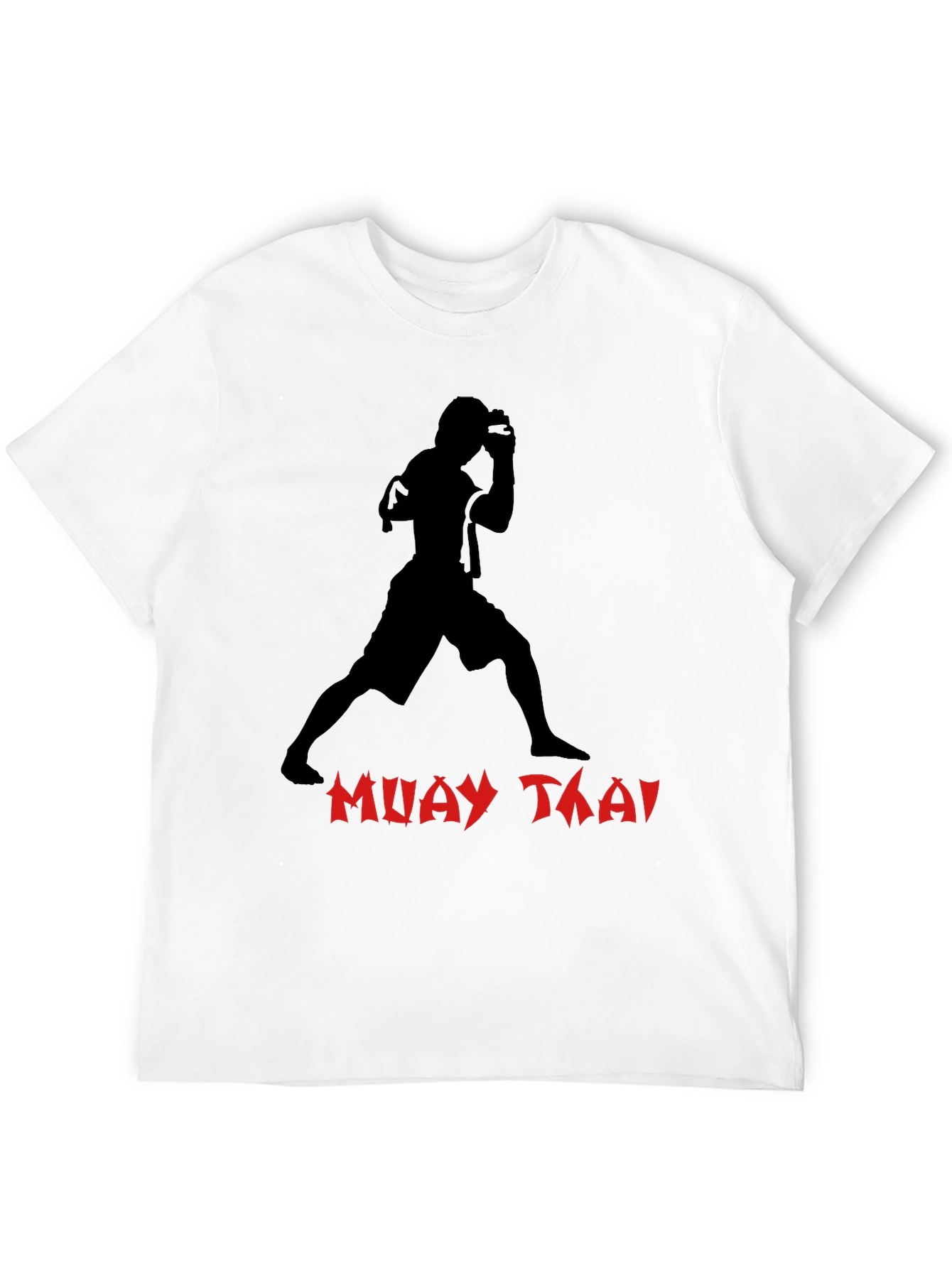 Muay Thai Graphic T-Shirt - Black Martial Arts Tee