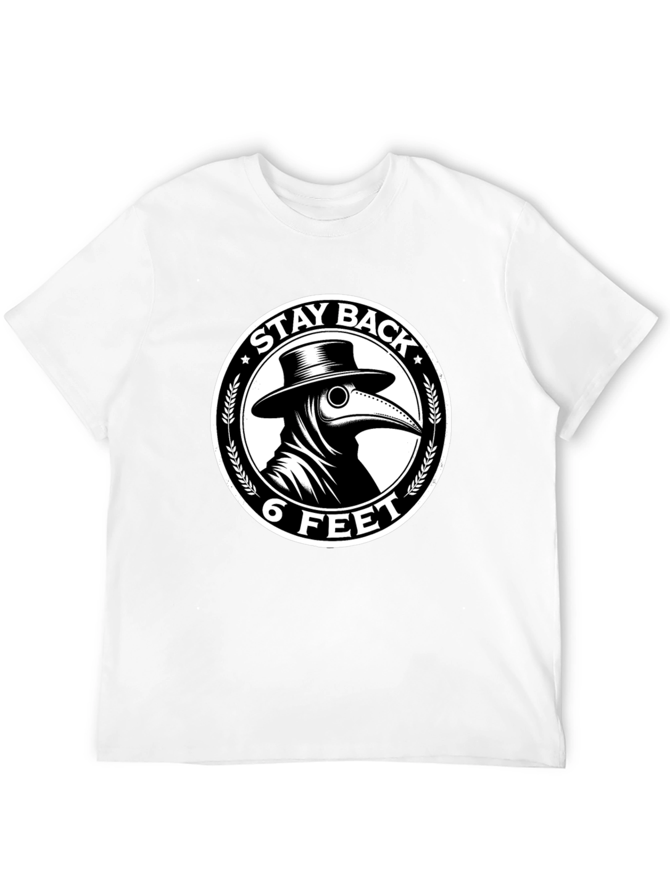 Stay Back 6 Feet Plague Doctor T-Shirt