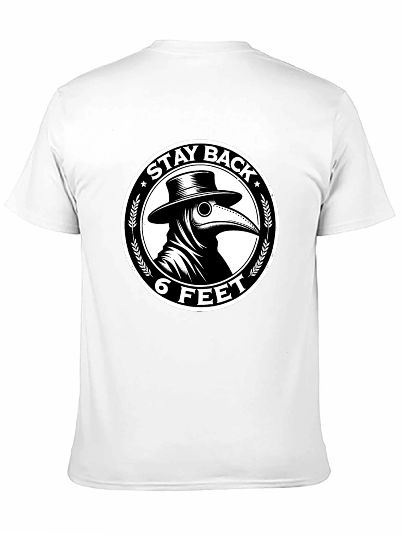 Stay Back 6 Feet Plague Doctor T-Shirt