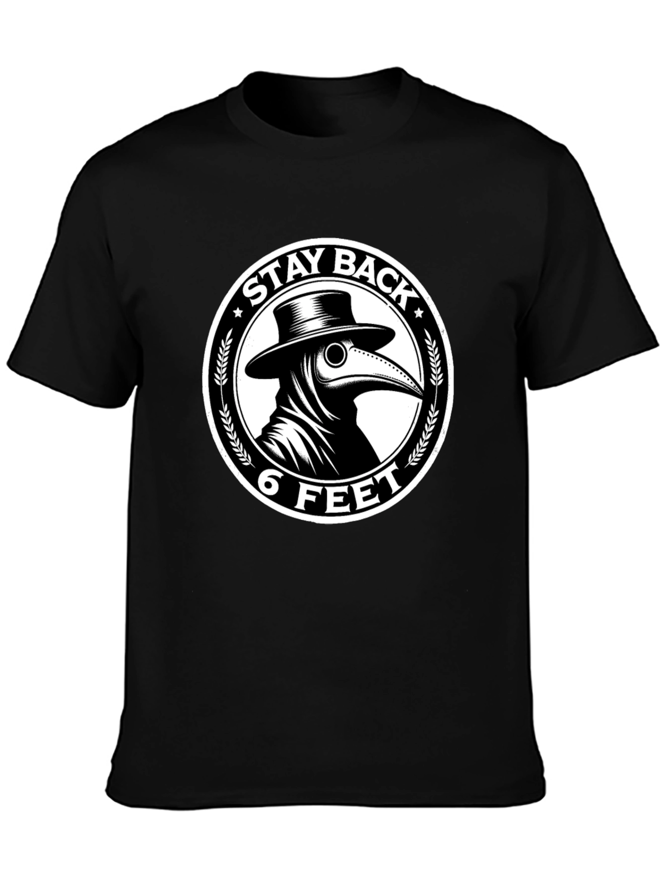 Stay Back 6 Feet Plague Doctor T-Shirt