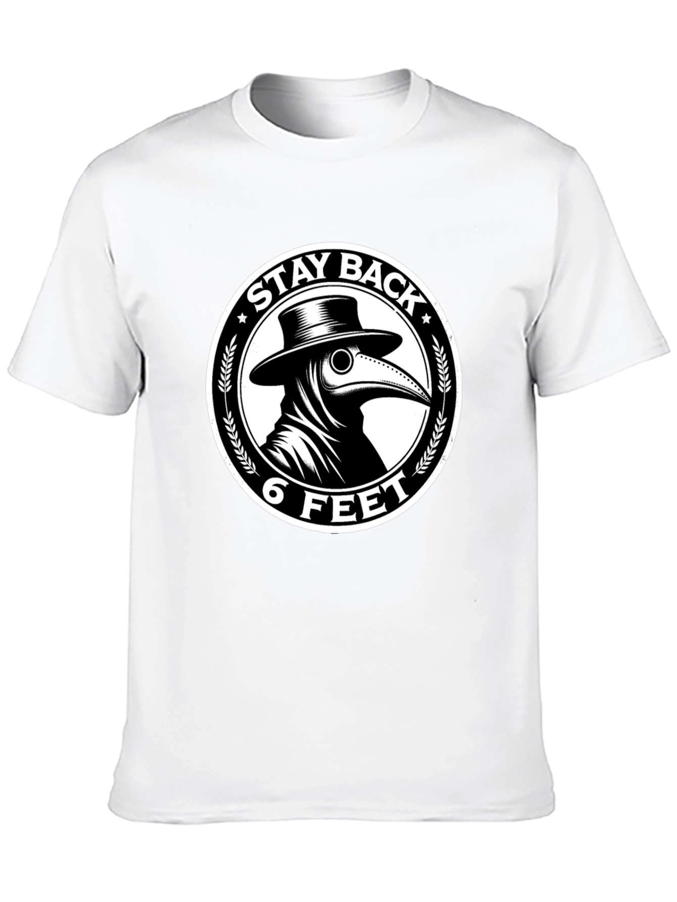 Stay Back 6 Feet Plague Doctor T-Shirt