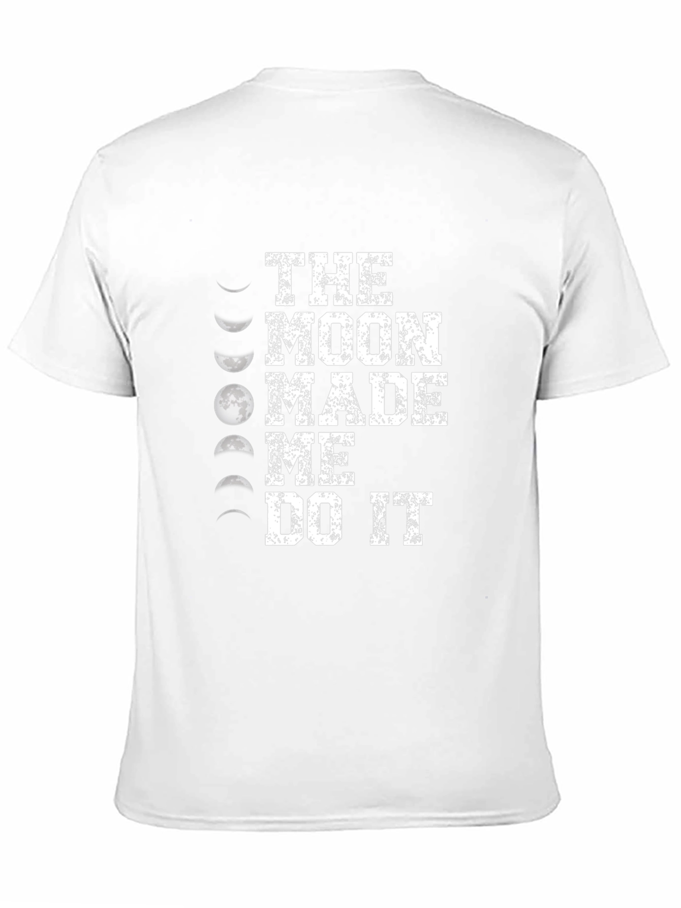 Moon Made Me Do It Graphic T-Shirt - Black
