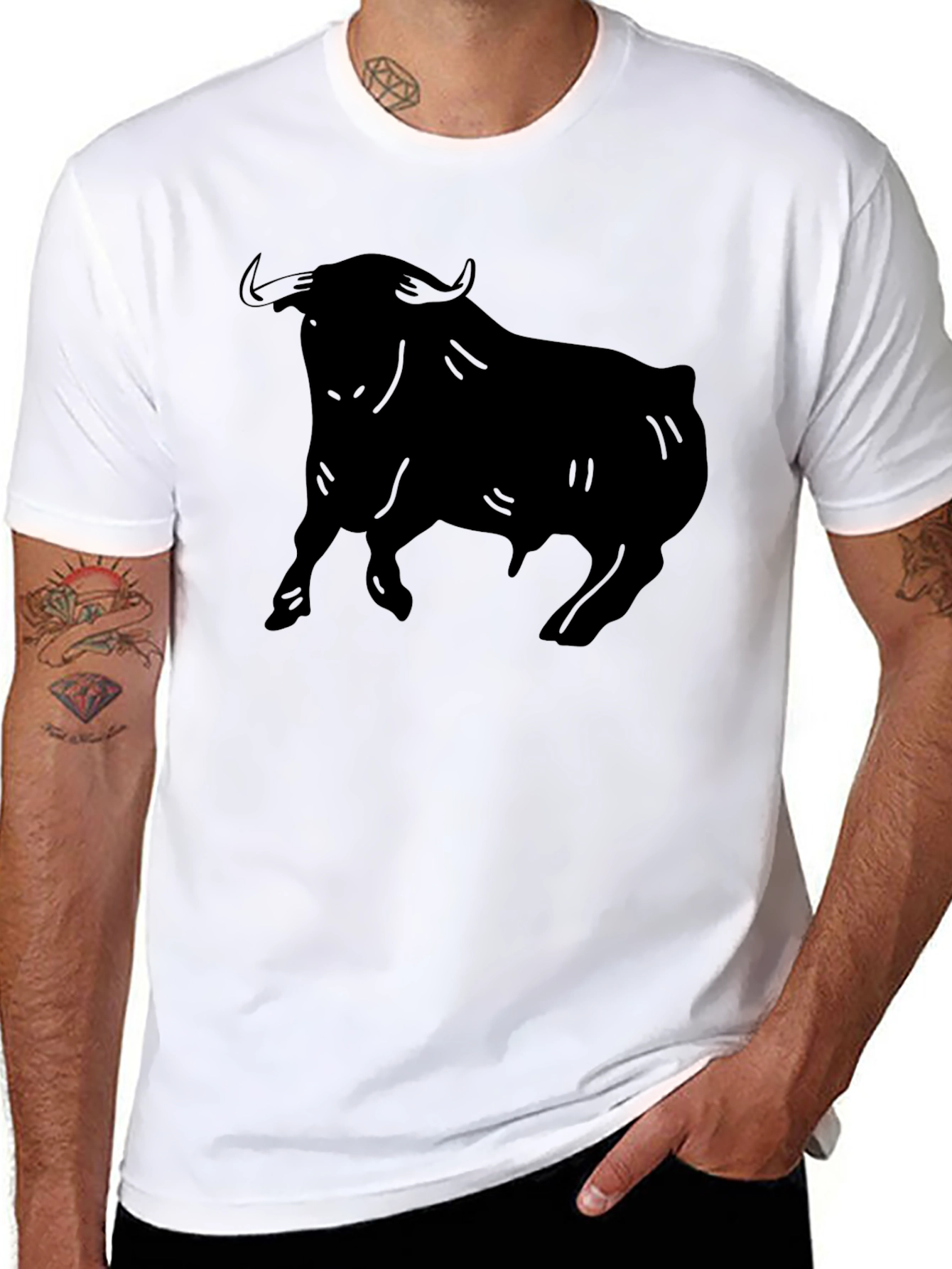 Black Bull Graphic Tee - Mens