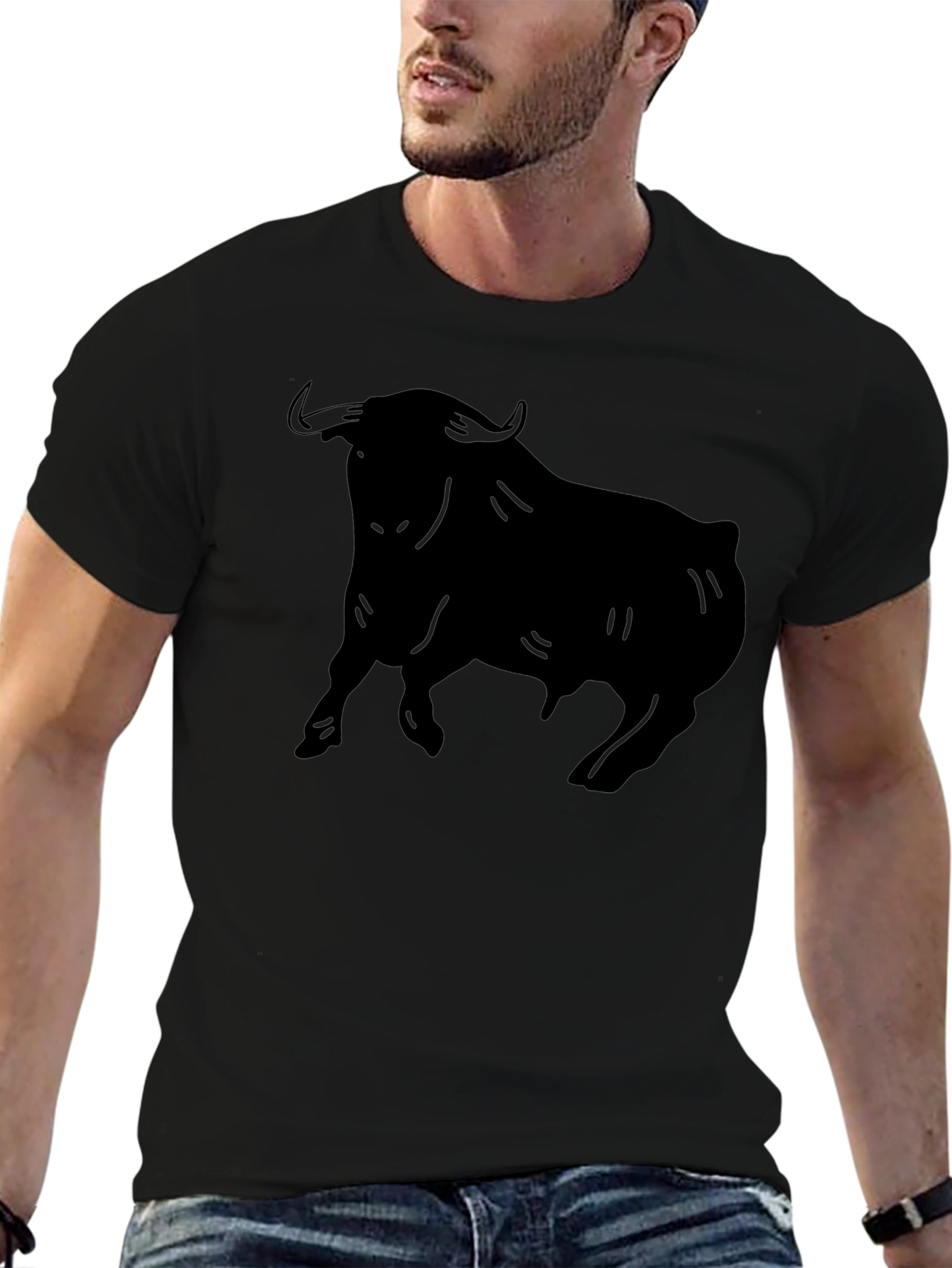 Black Bull Graphic Tee - Mens