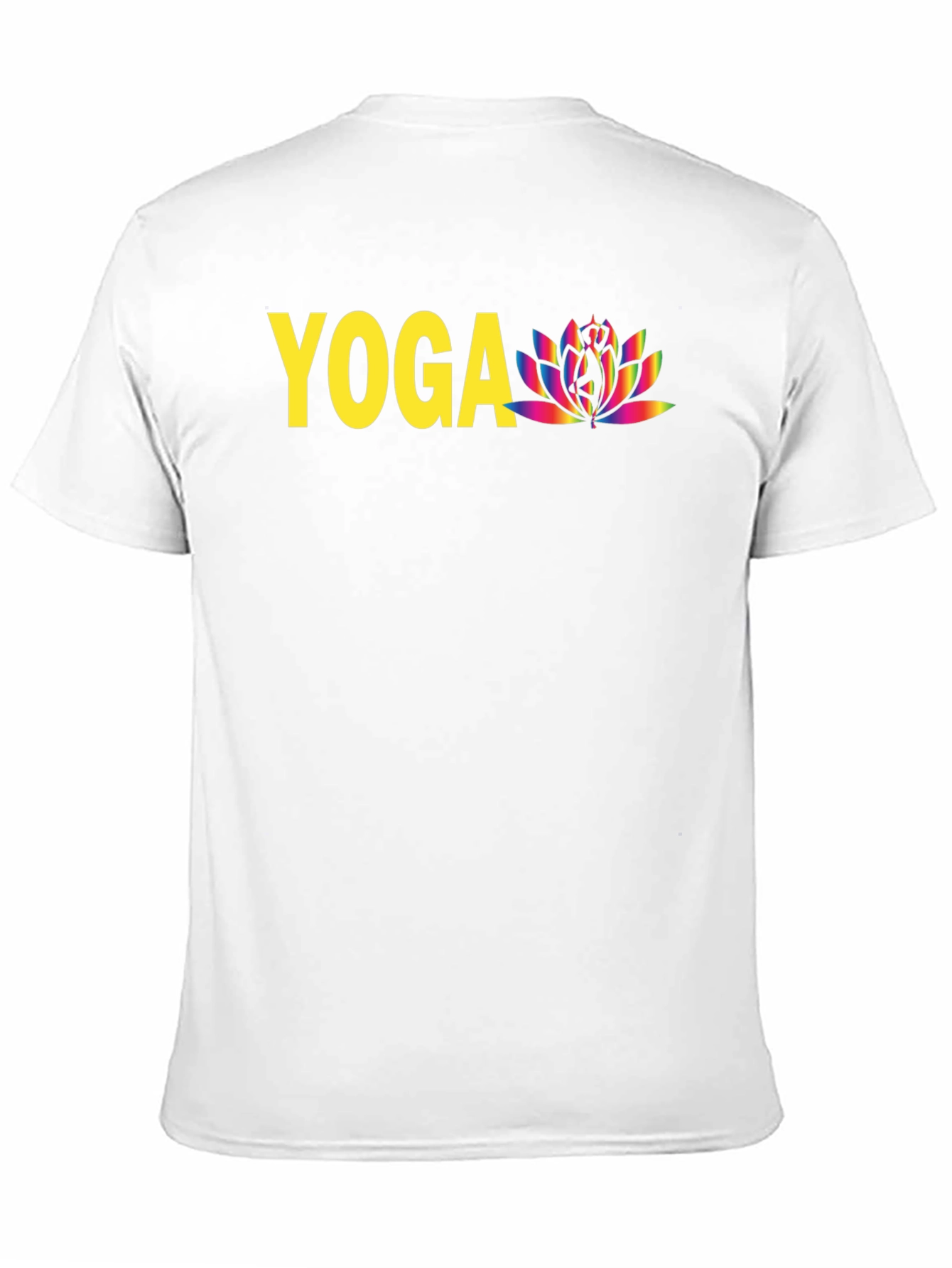 Yoga Lotus Graphic T-Shirt - Black