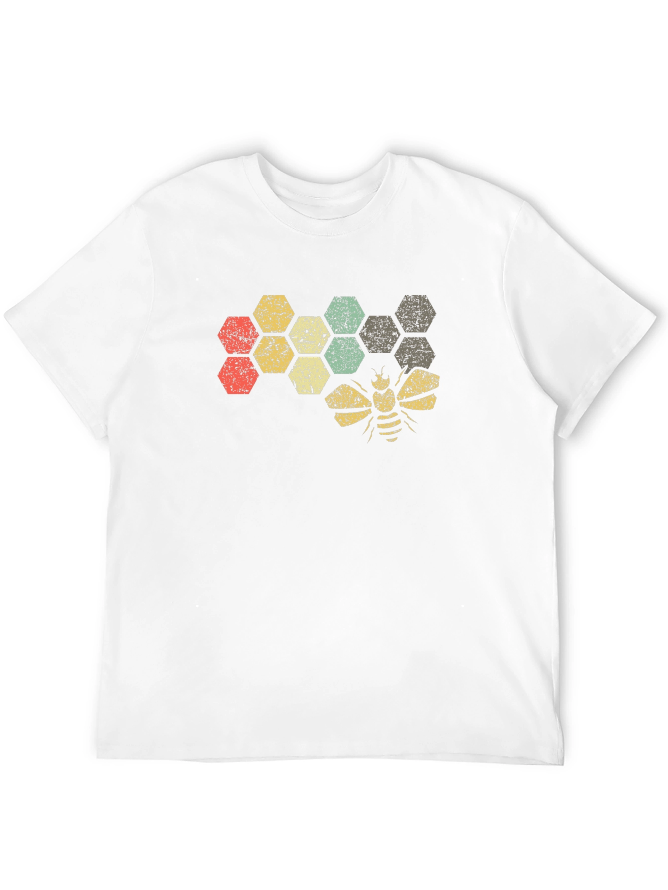 Honeycomb Bee Graphic T-Shirt