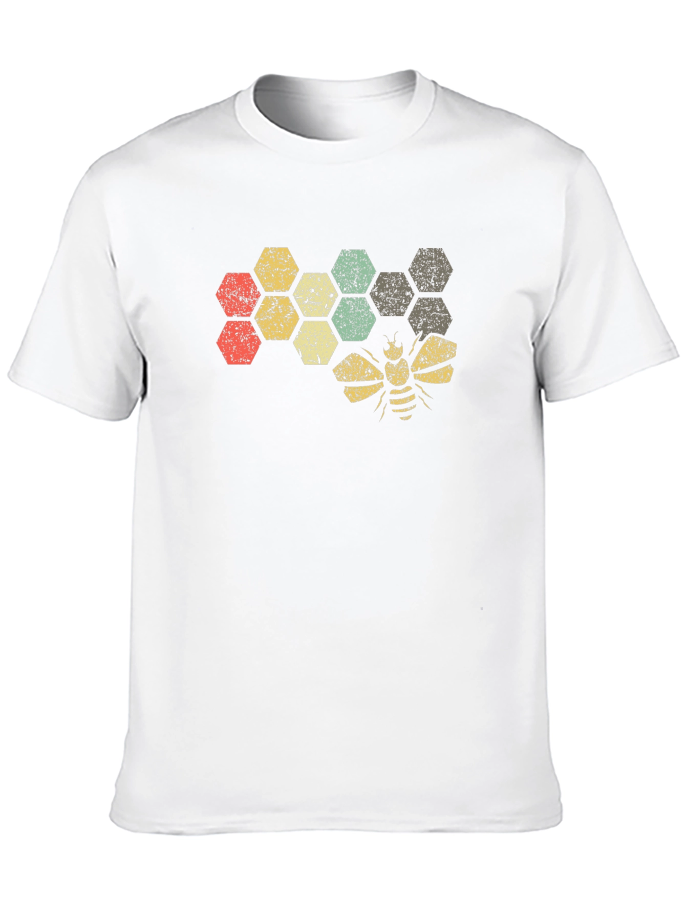 Honeycomb Bee Graphic T-Shirt