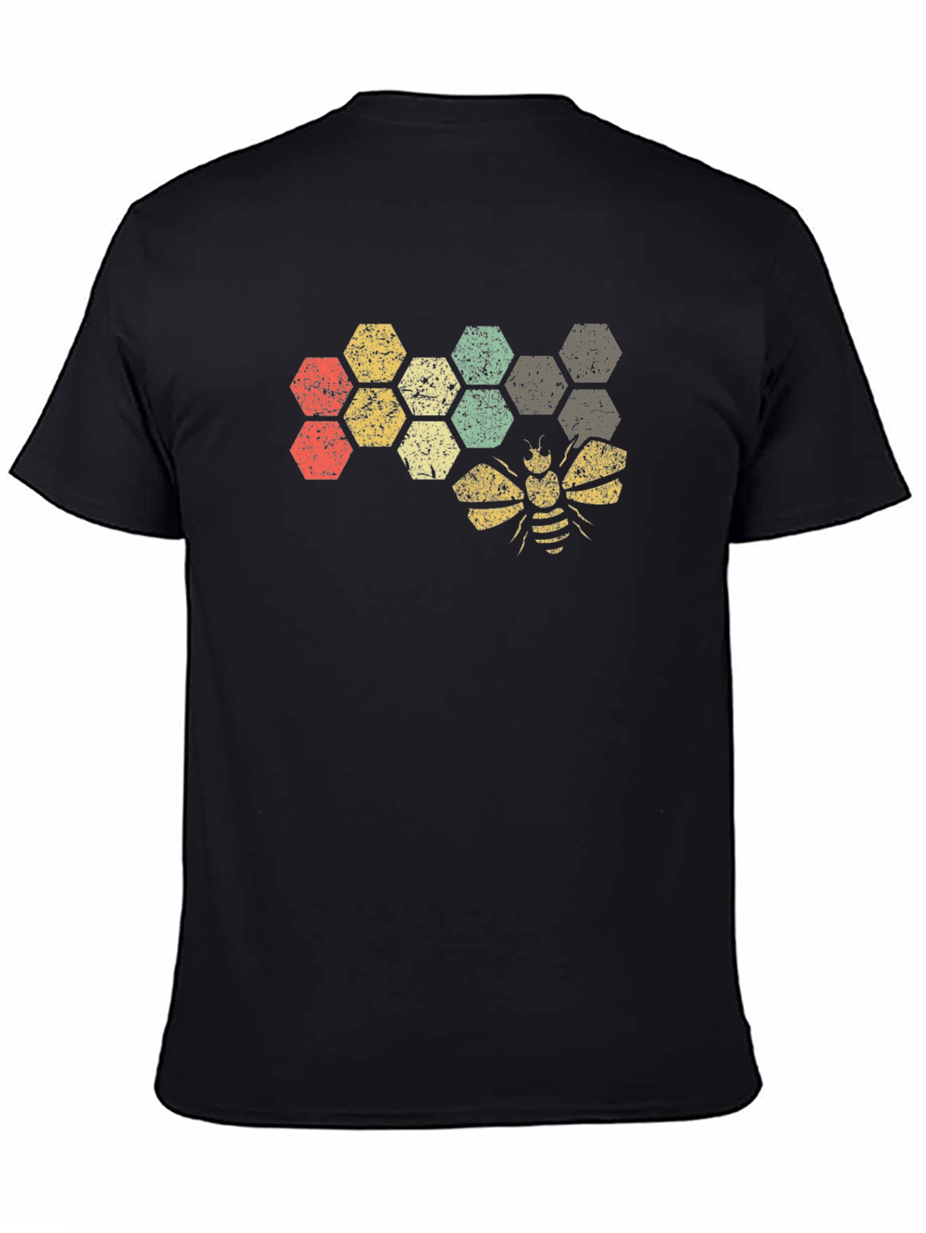 Honeycomb Bee Graphic T-Shirt