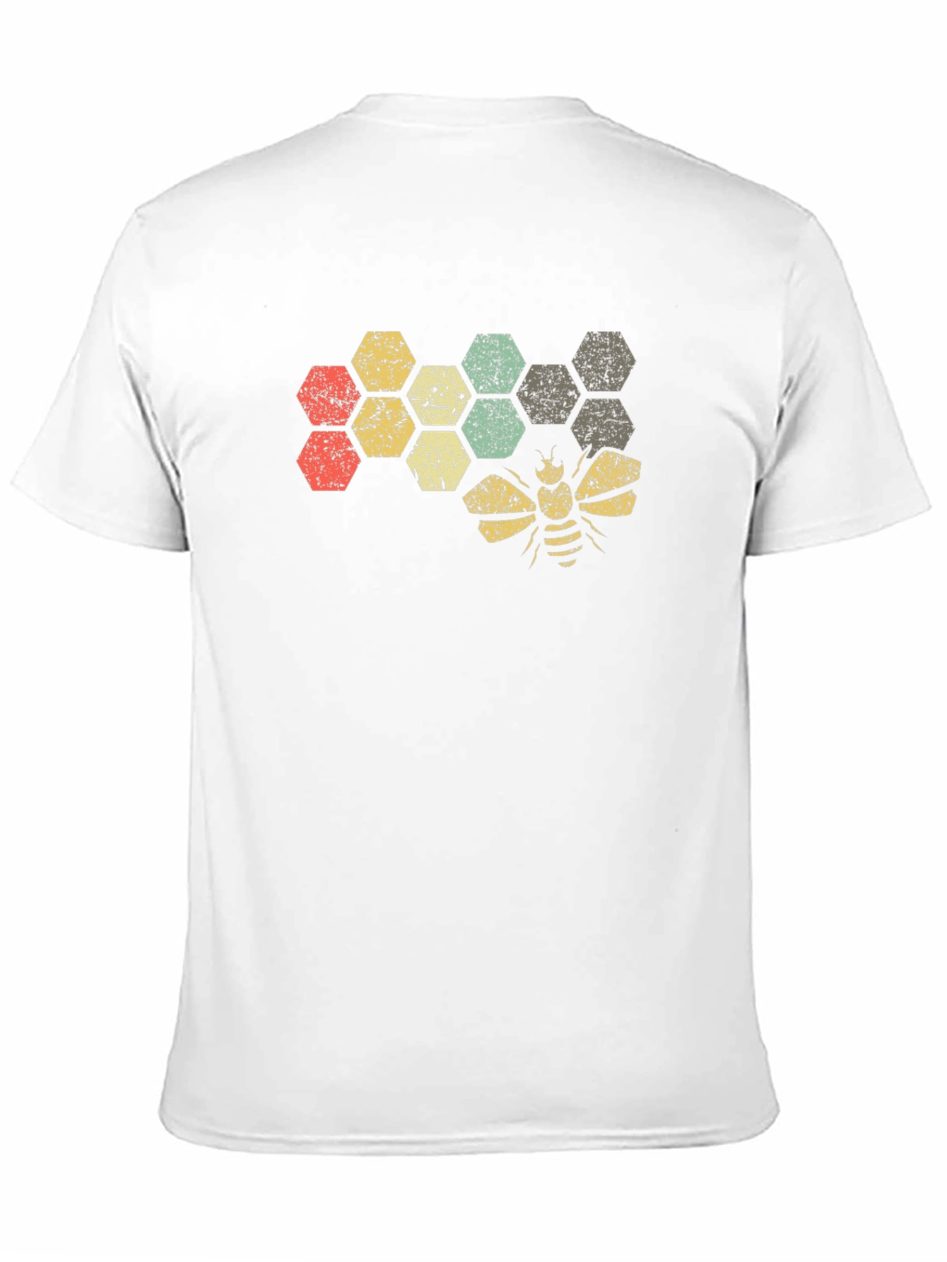 Honeycomb Bee Graphic T-Shirt