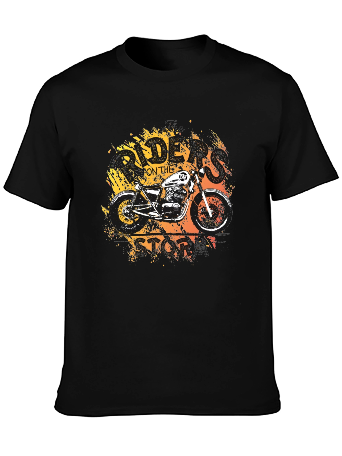 Riders On The Storm Motorcycle Graphic T-Shirt